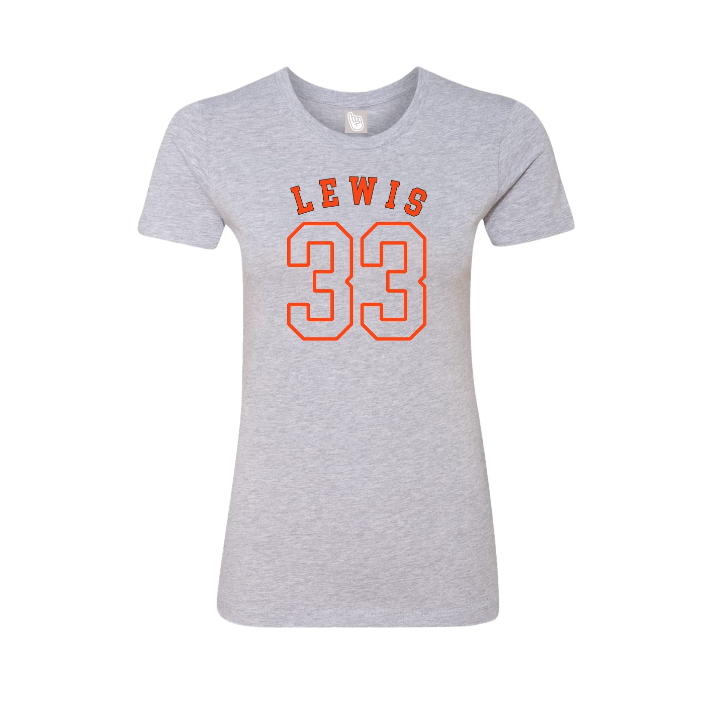 Fitted Women's Tee — Shirsey Arch in Grey