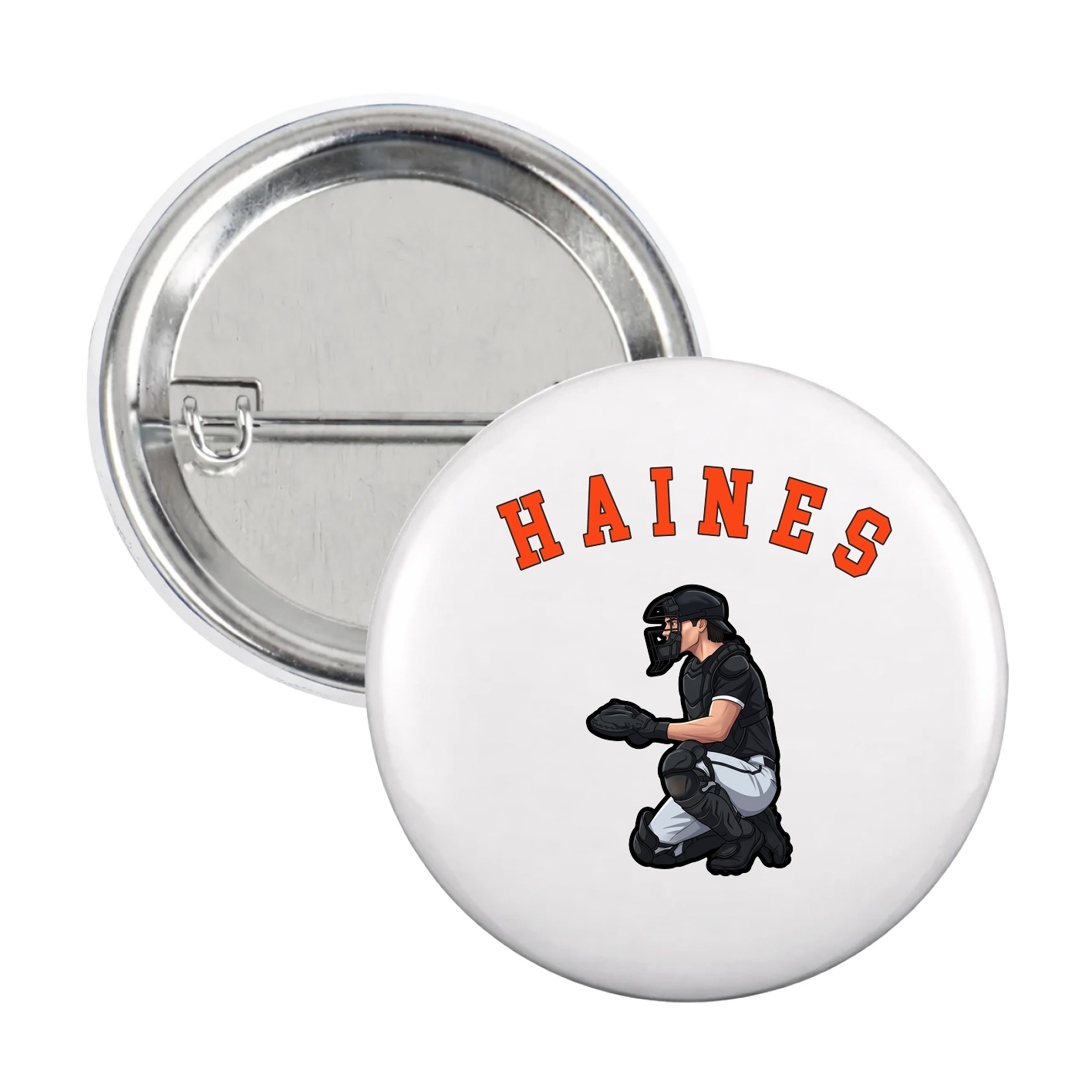 Game Day Button — Shirsey Arch in White