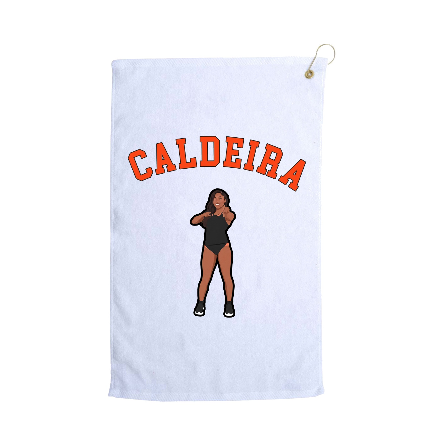 Golf Towel — Shirsey Arch in White