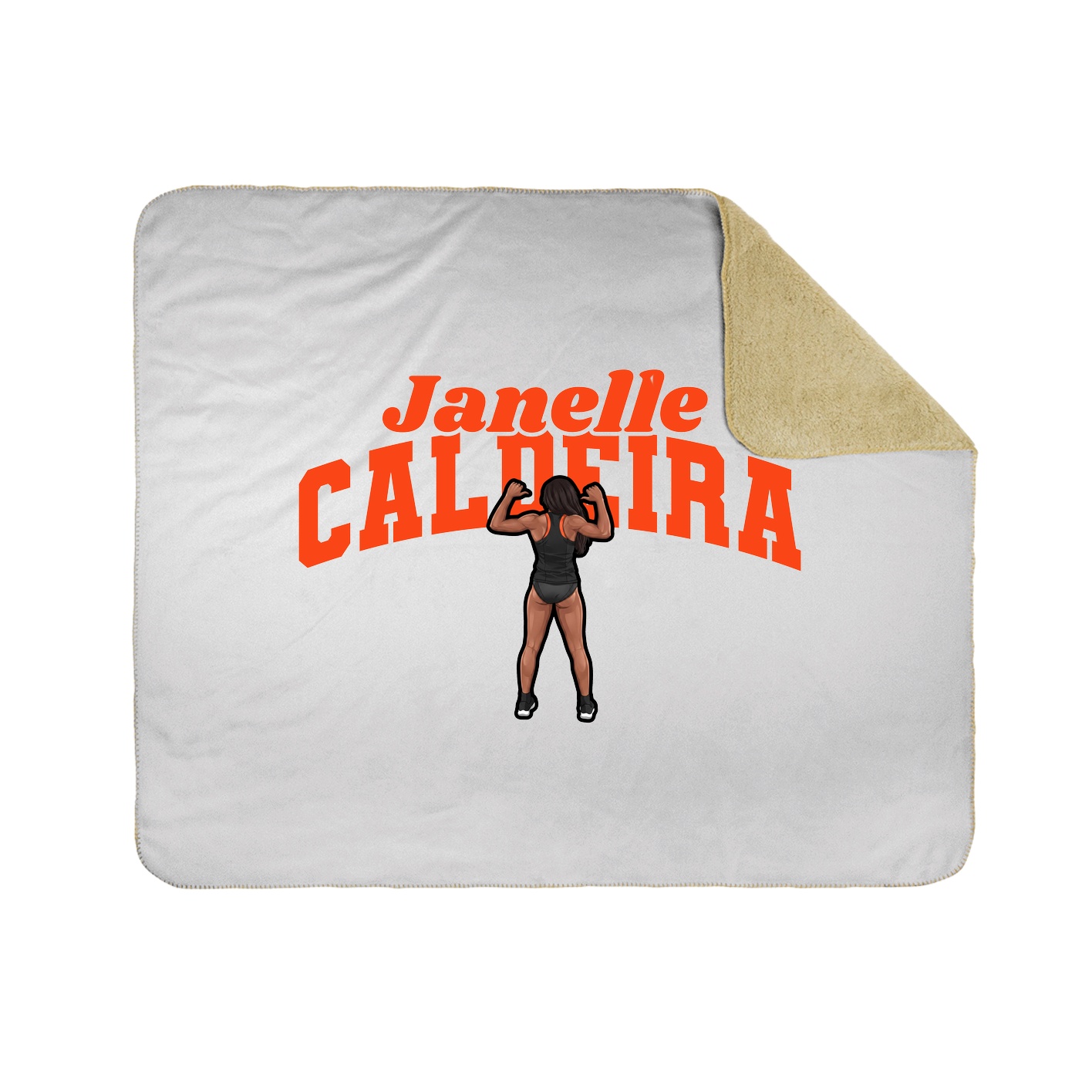 Throw Blanket — Signature Arch in White