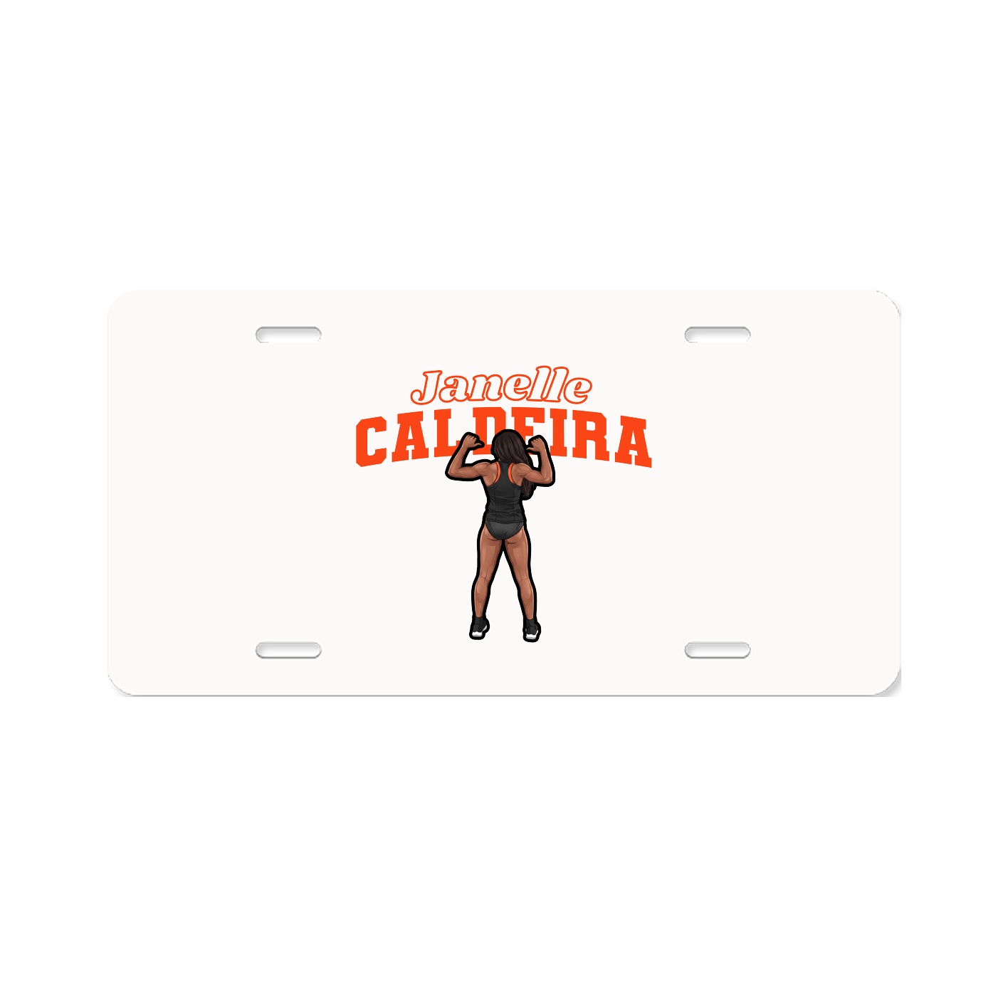 License Plate — Name Arch in Classic