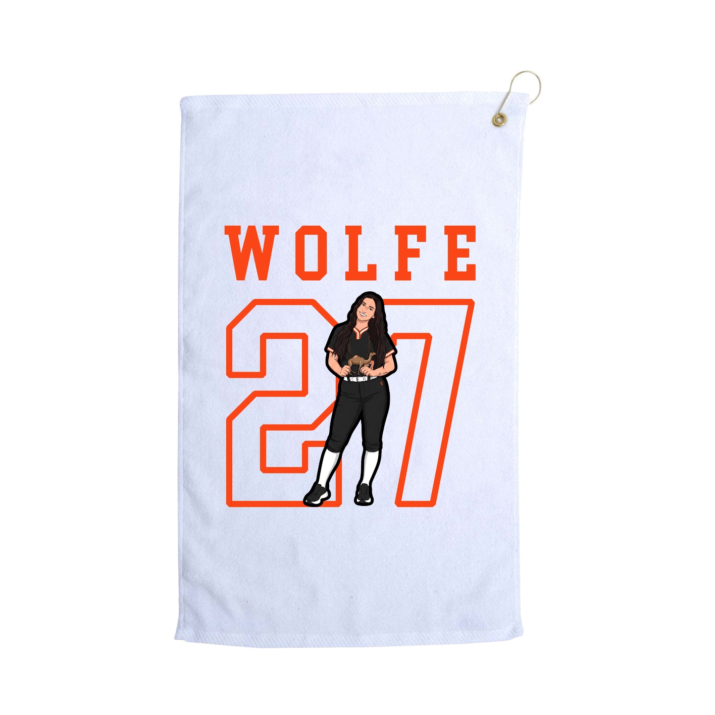Golf Towel — Shirsey in White