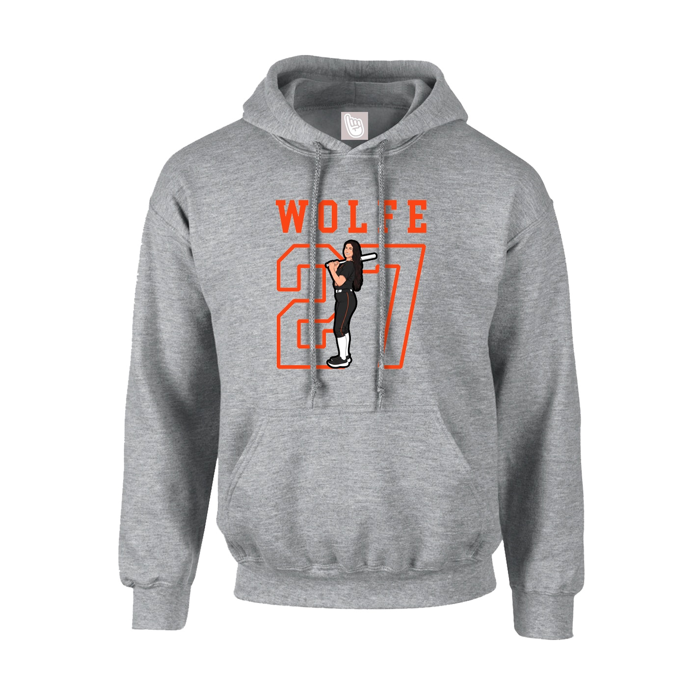 Hoodie — Shirsey in Grey