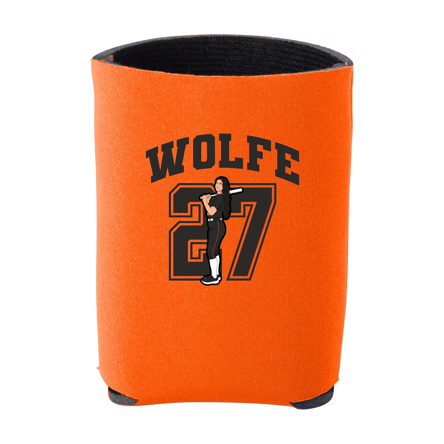 Can Holder — Number in Orange