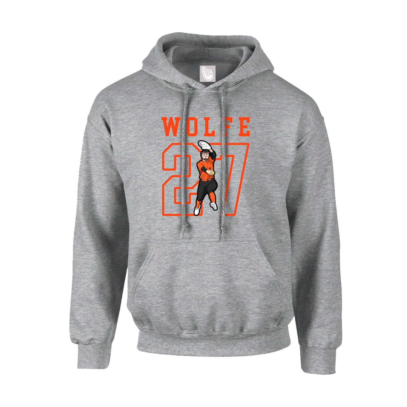 Hoodie — Shirsey in Grey