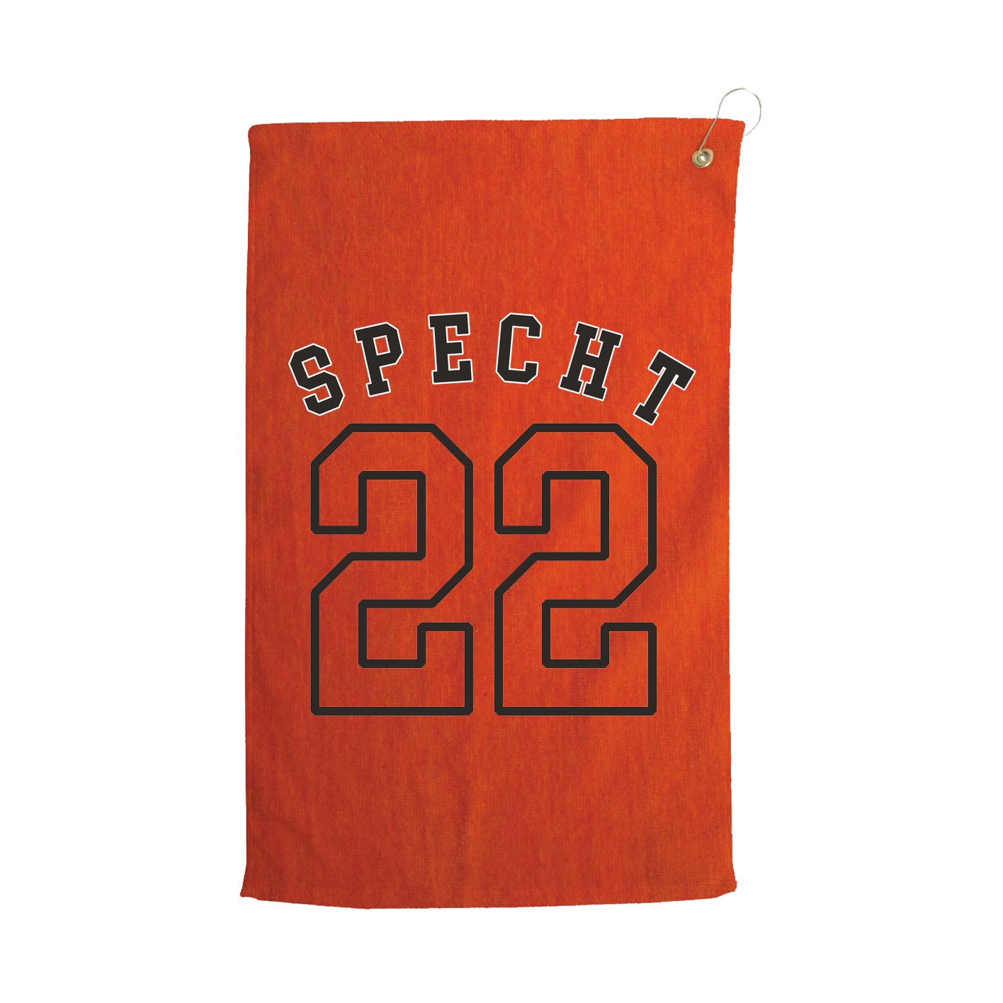 Golf Towel — Shirsey Arch in Orange