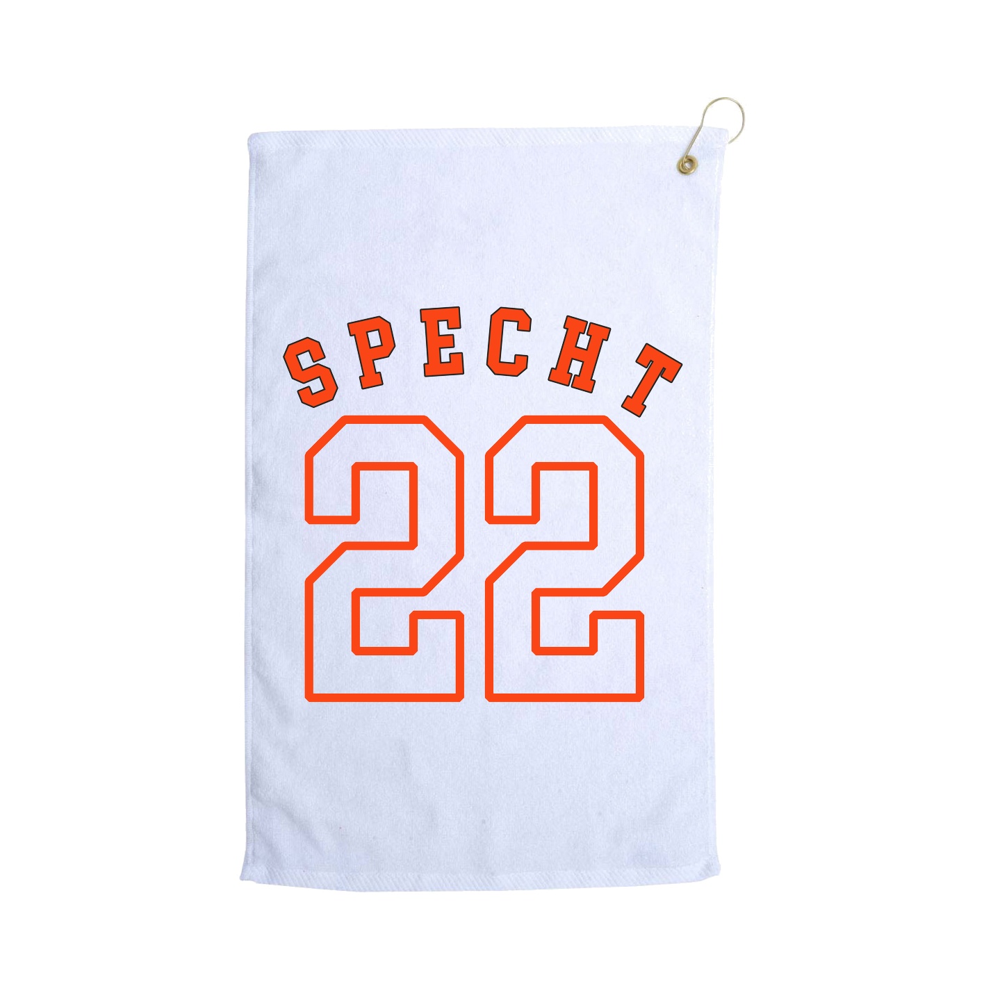 Golf Towel — Shirsey Arch in White