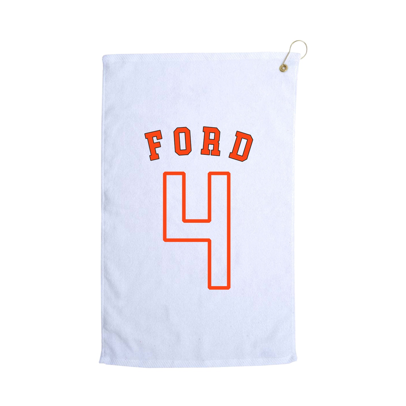 Golf Towel — Shirsey Arch in White
