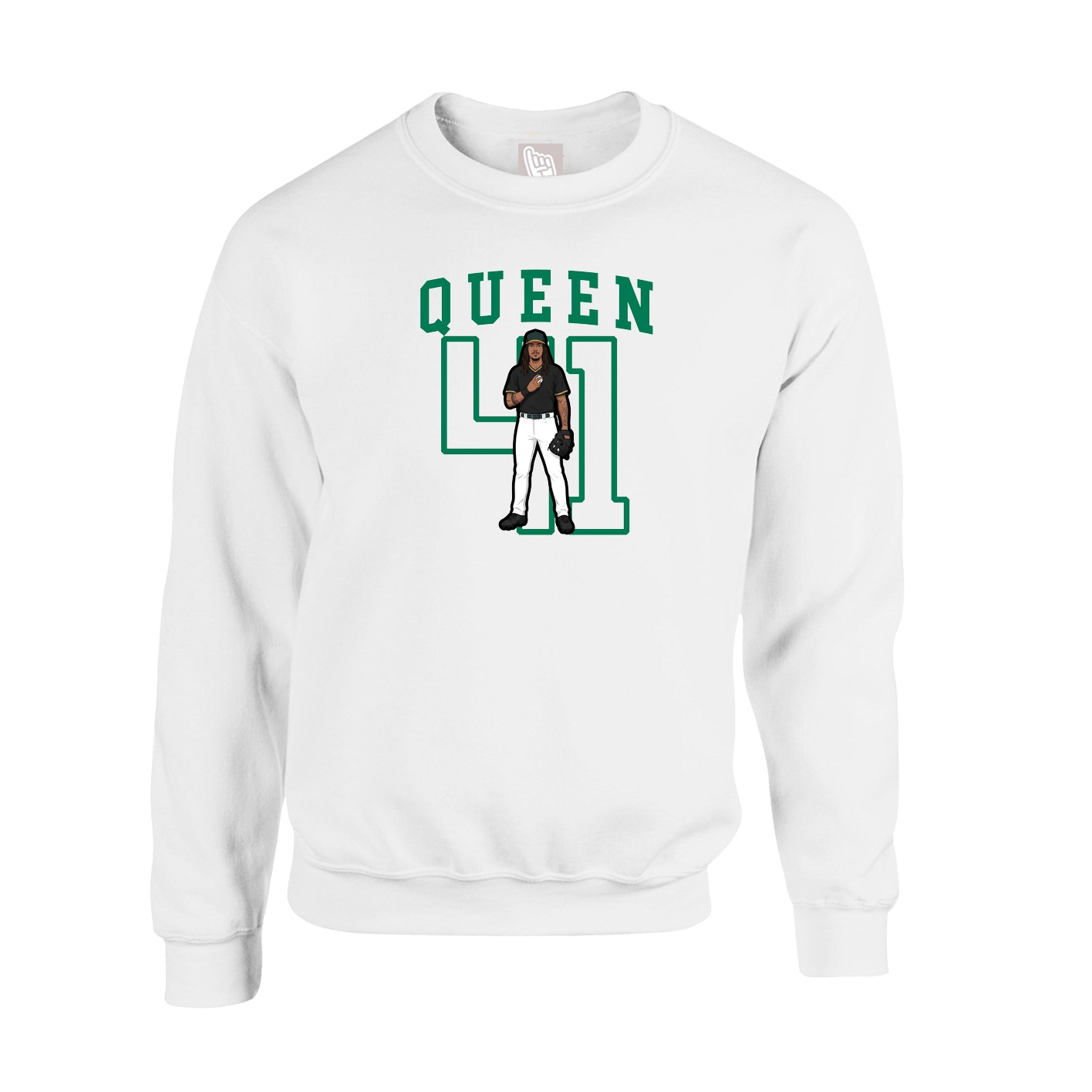Fleece Crew — Shirsey in White