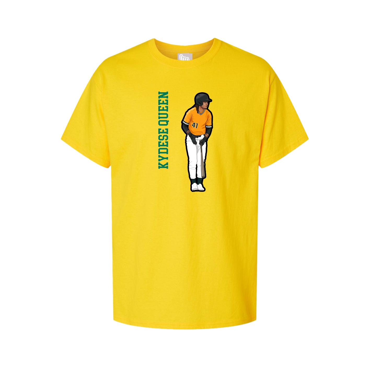 Tee — Name Vertical in Gold