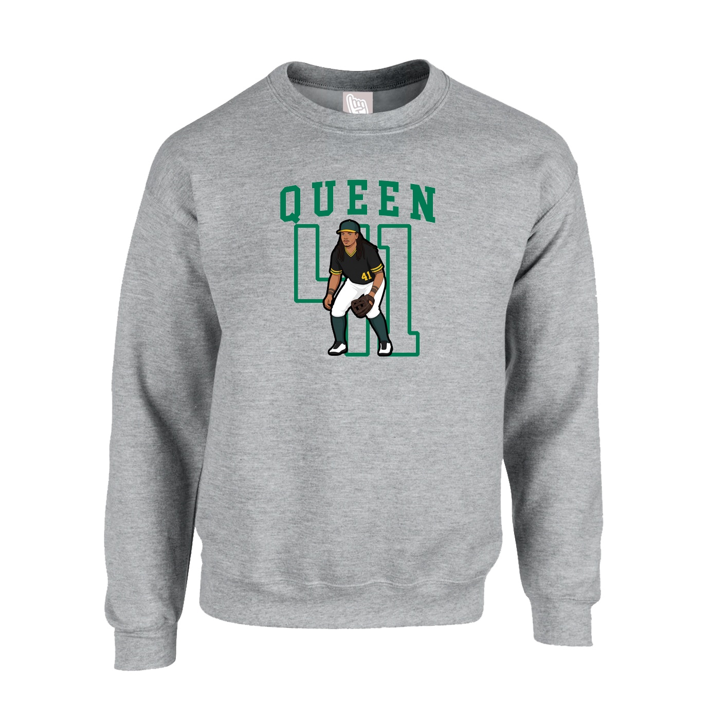Fleece Crew — Shirsey in Grey