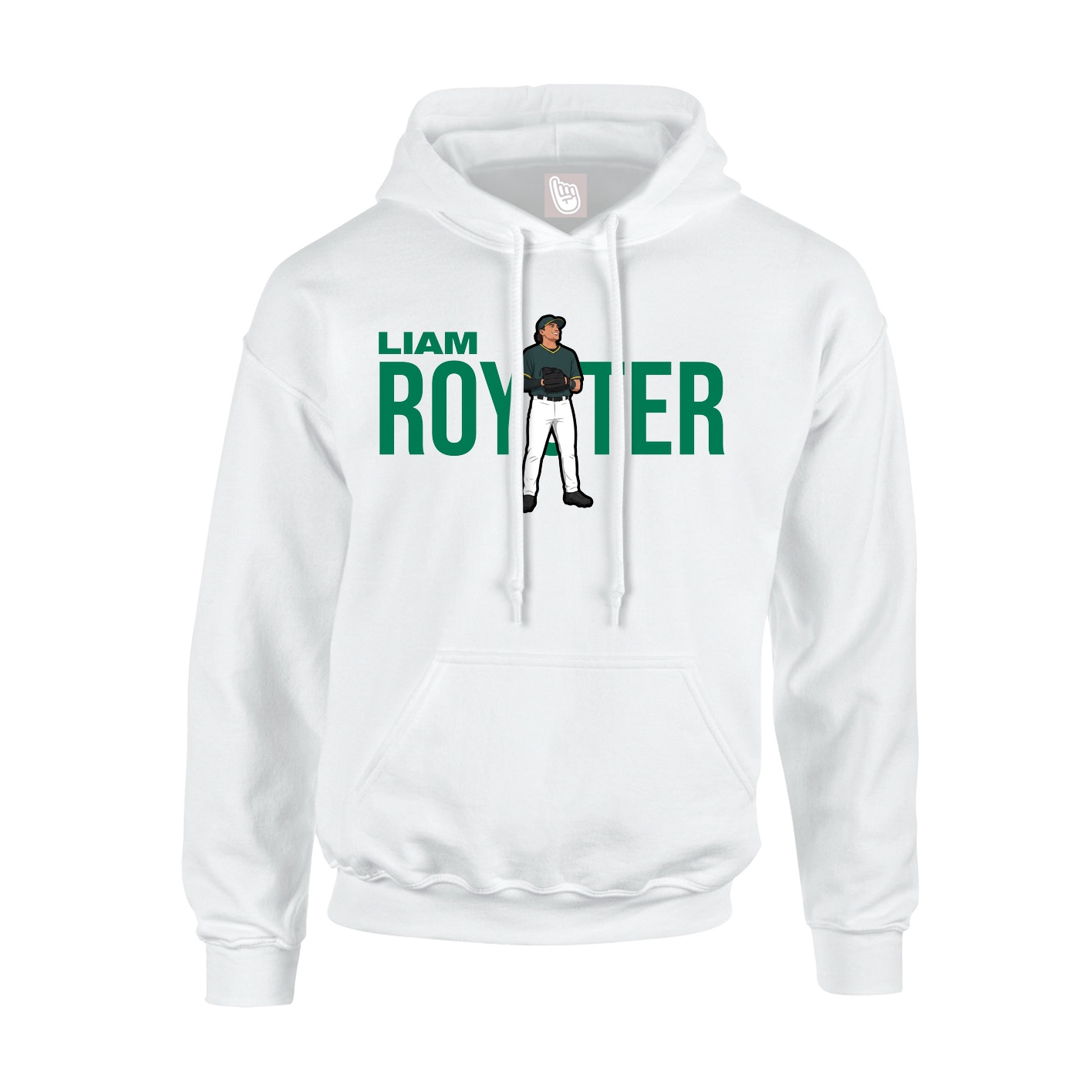 Hoodie — Player Name in White