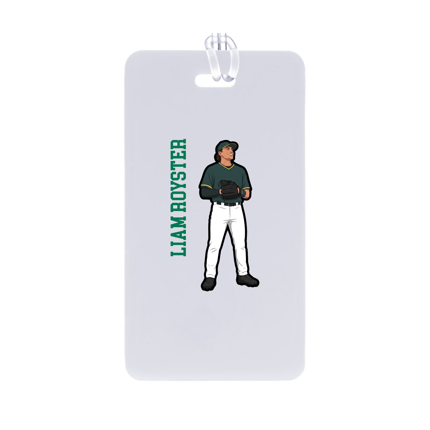 Bag Tag — Name Vertical in Classic