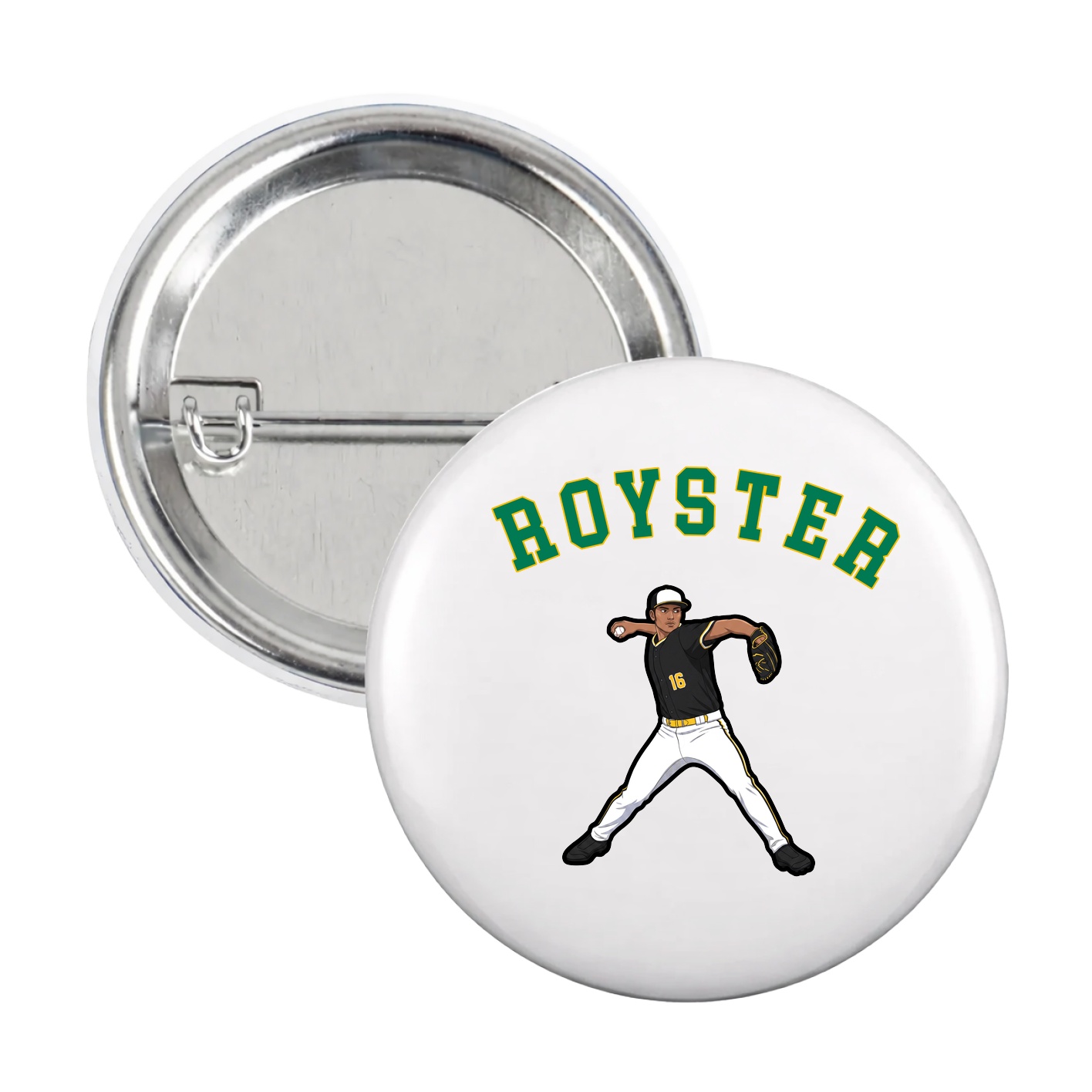 Game Day Button — Shirsey Arch in White