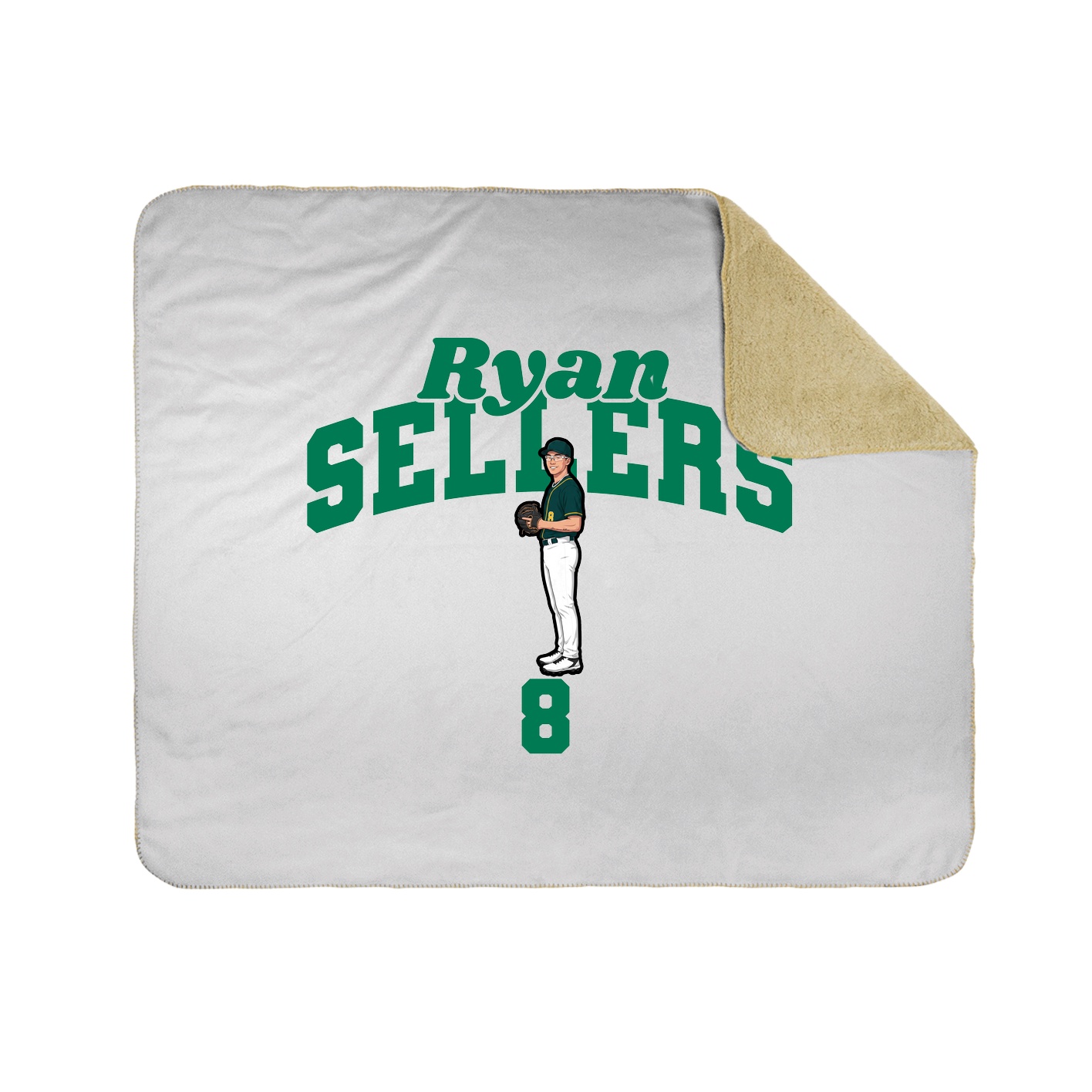 Throw Blanket — Signature Arch in White