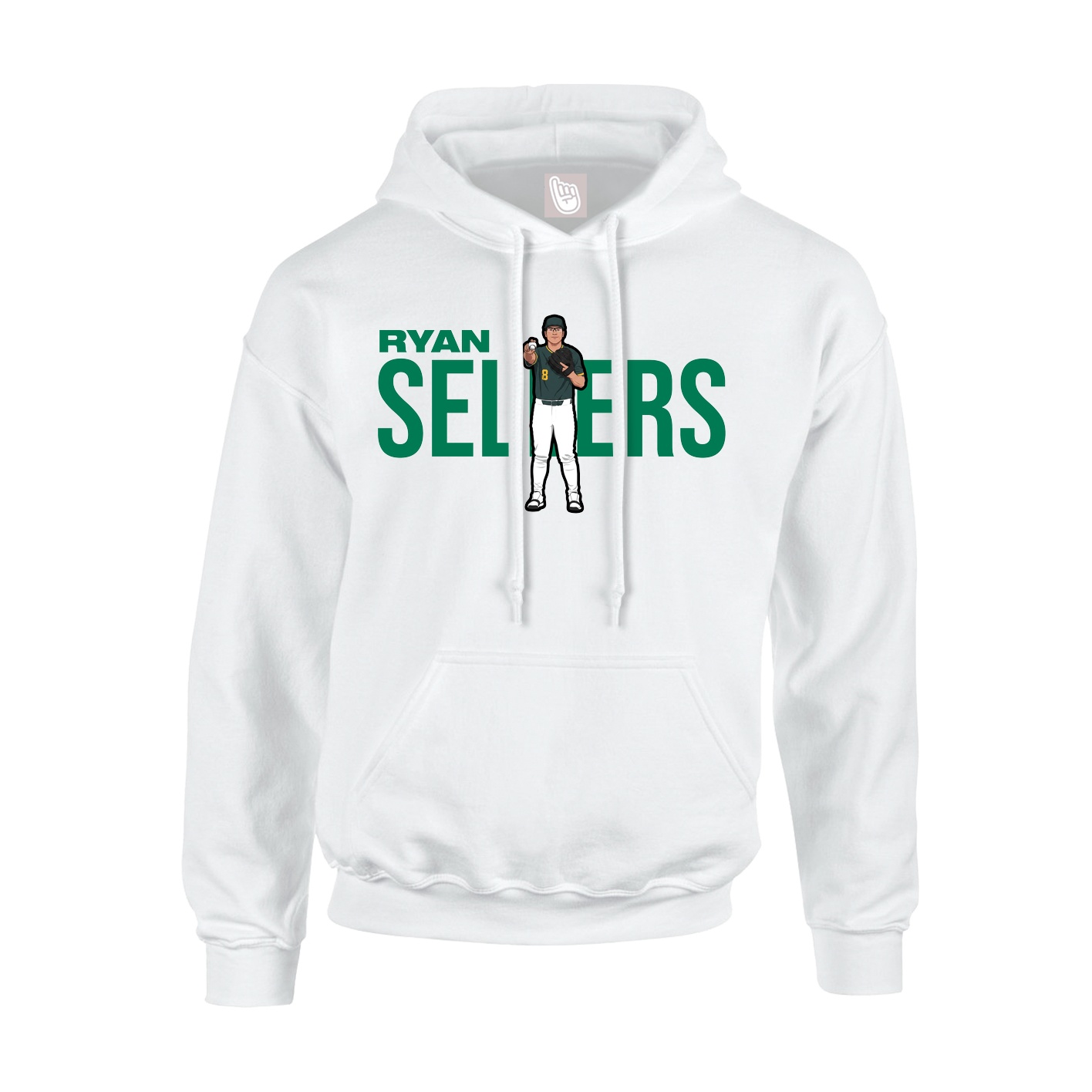 Hoodie — Player Name in White