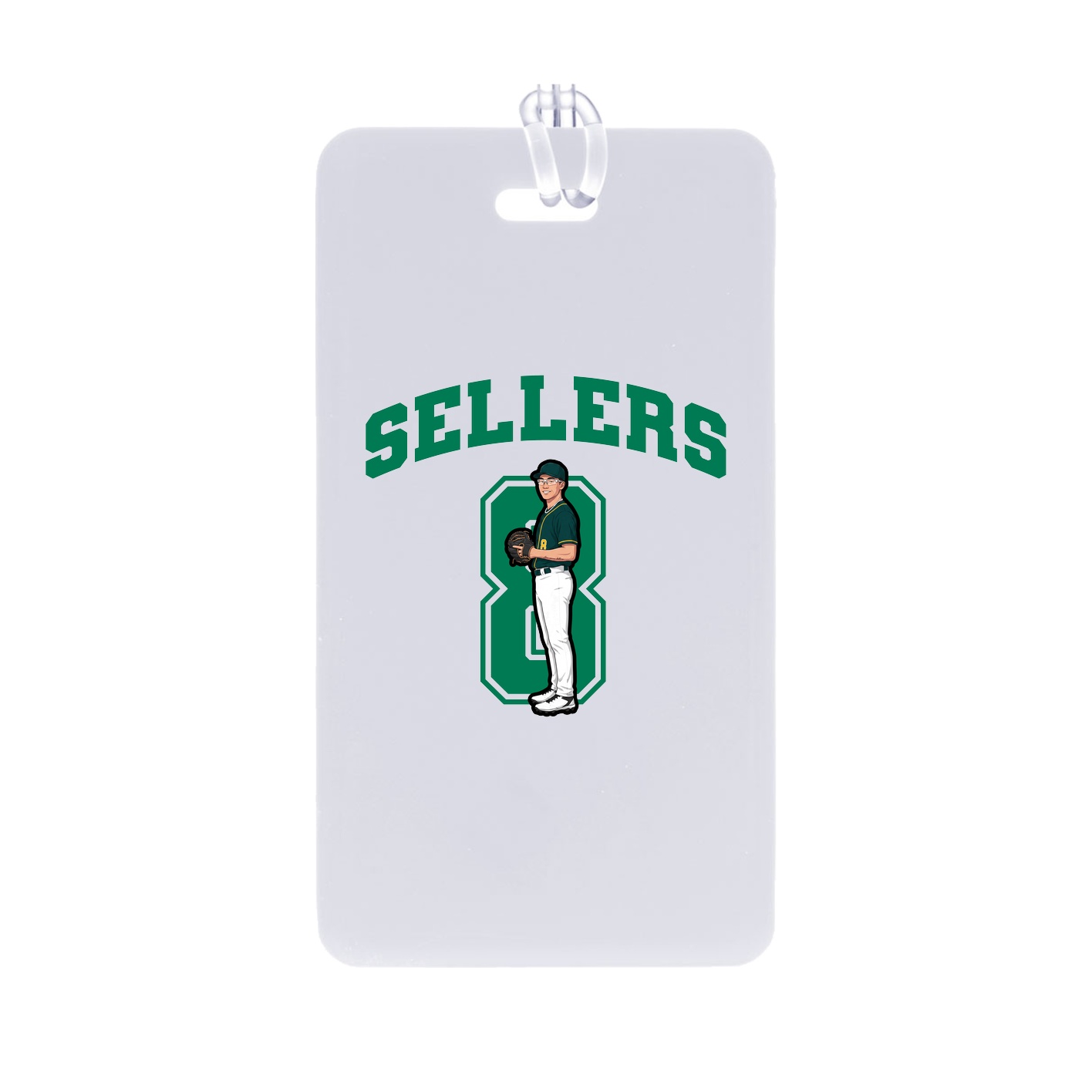 Bag Tag — Number in Classic