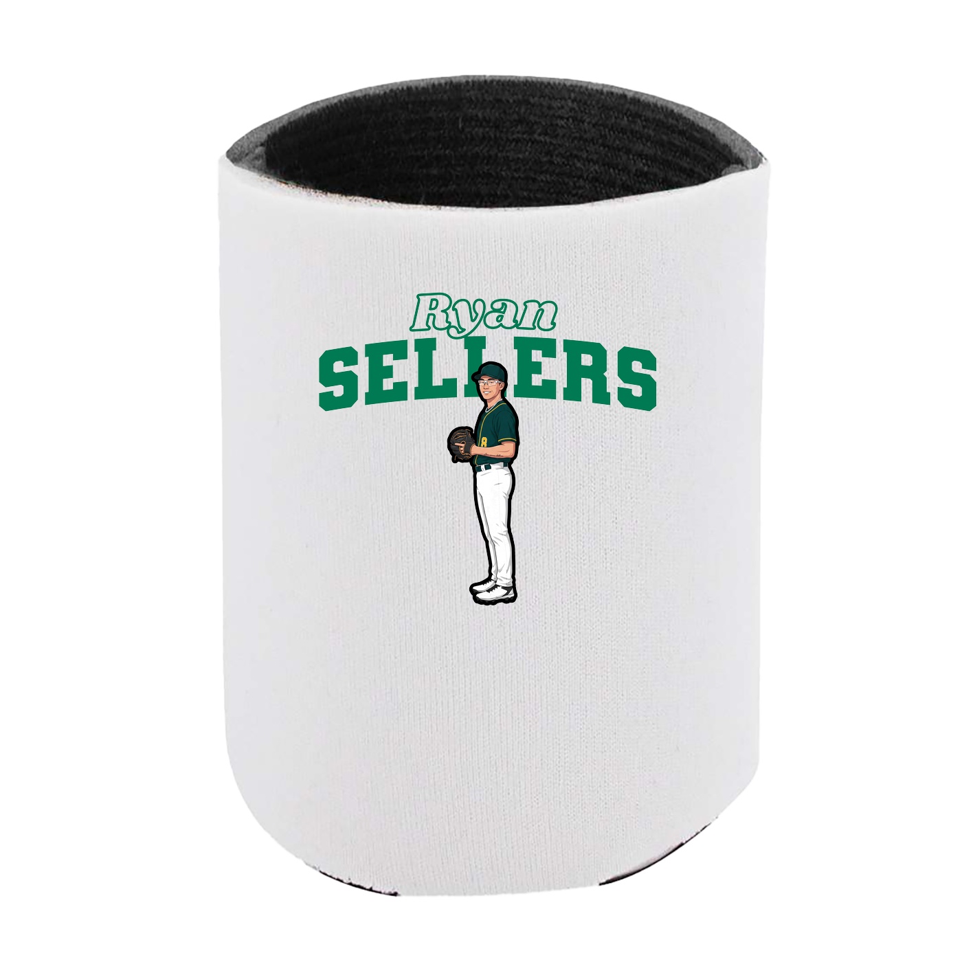 Can Holder — Name Arch in White