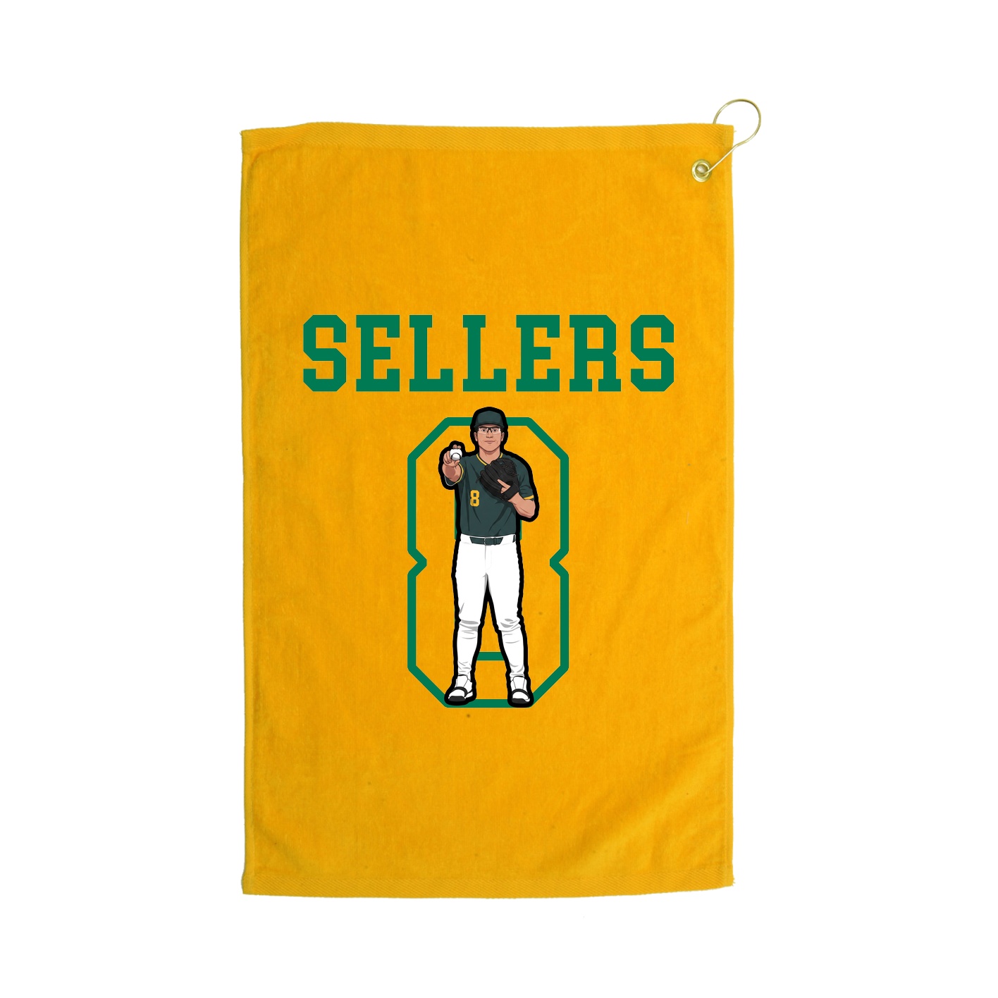 Golf Towel — Shirsey in Gold
