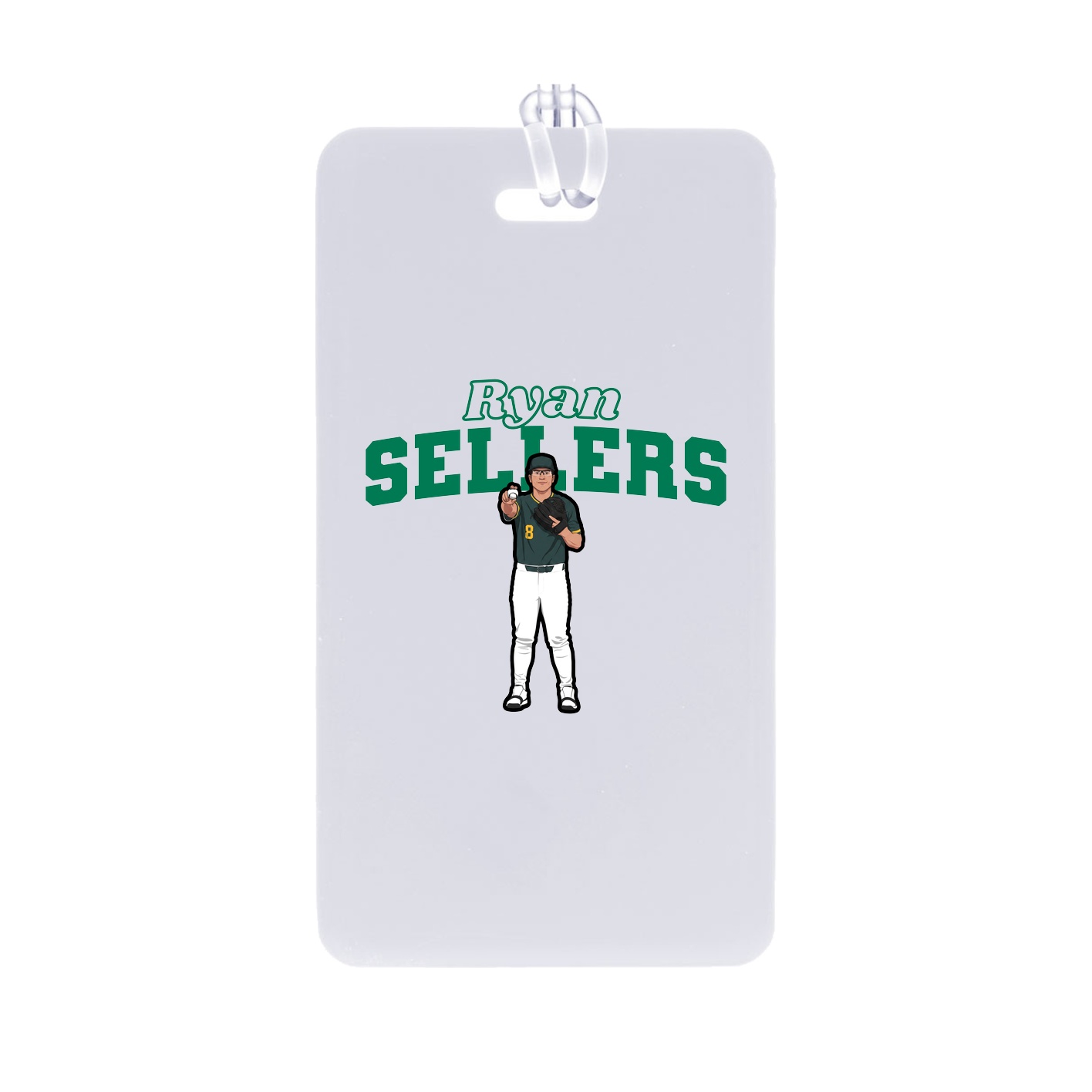 Bag Tag — Name Arch in Classic