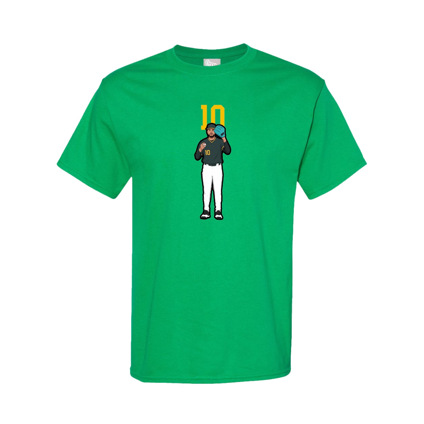 Tee — Number Top in Green