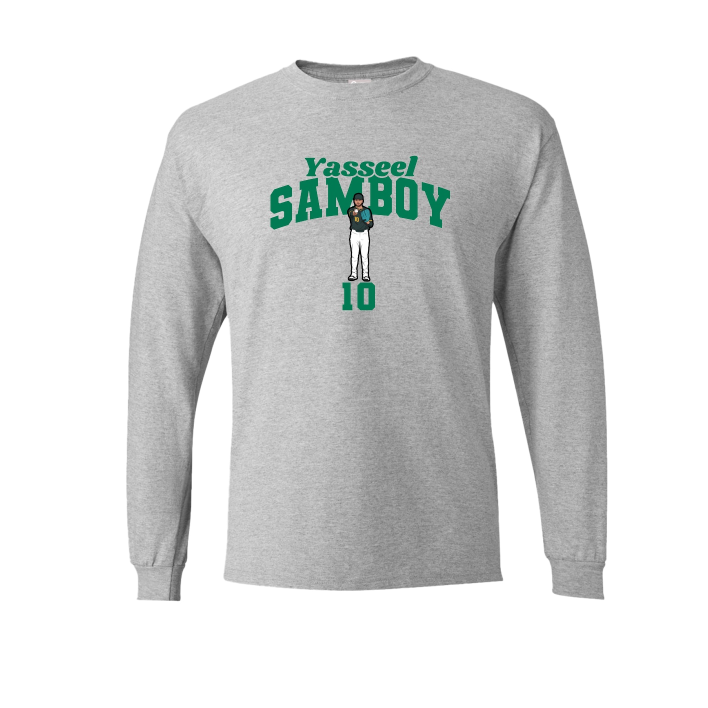 Long Sleeve Tee — Signature Arch in Grey