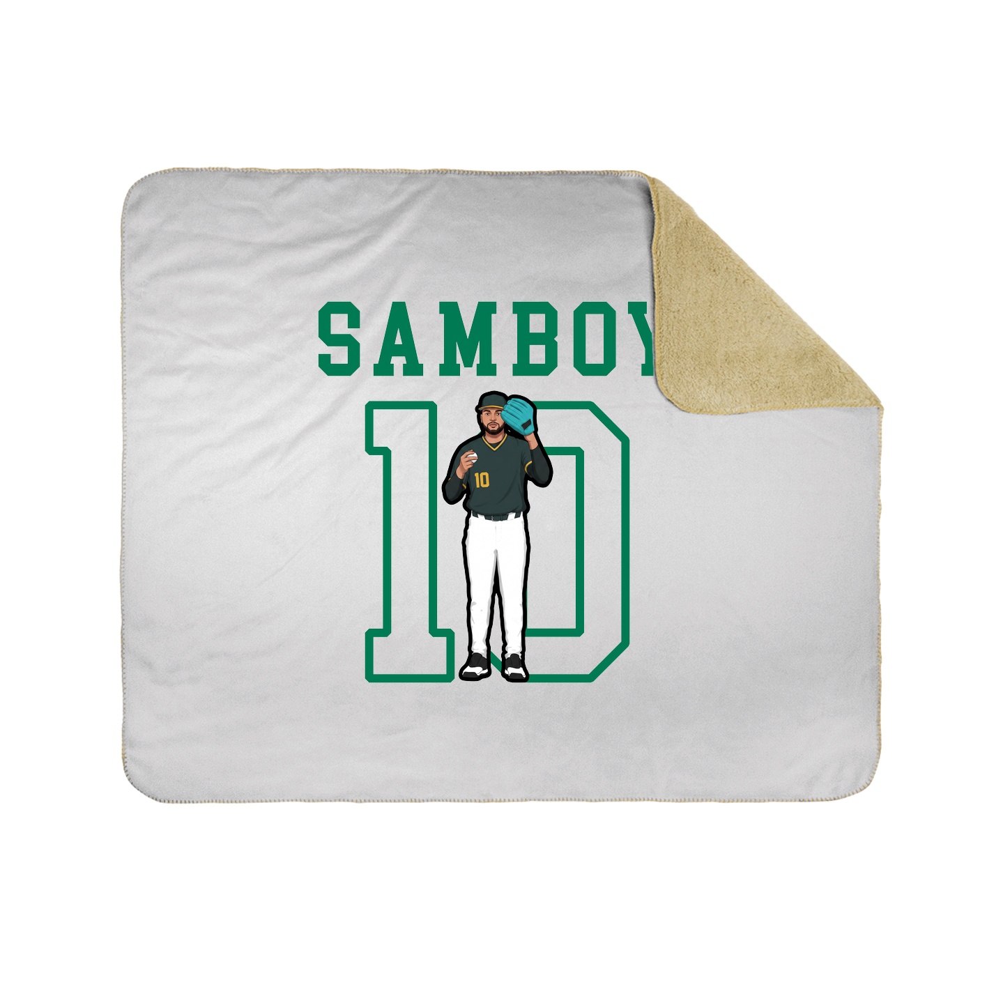 Throw Blanket — Shirsey in White