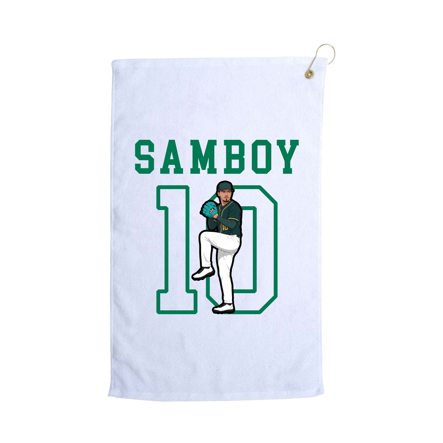 Golf Towel — Shirsey in White