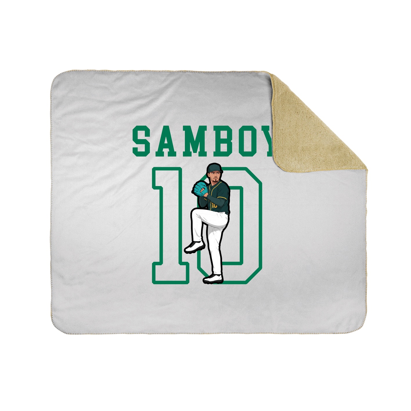 Throw Blanket — Shirsey in White