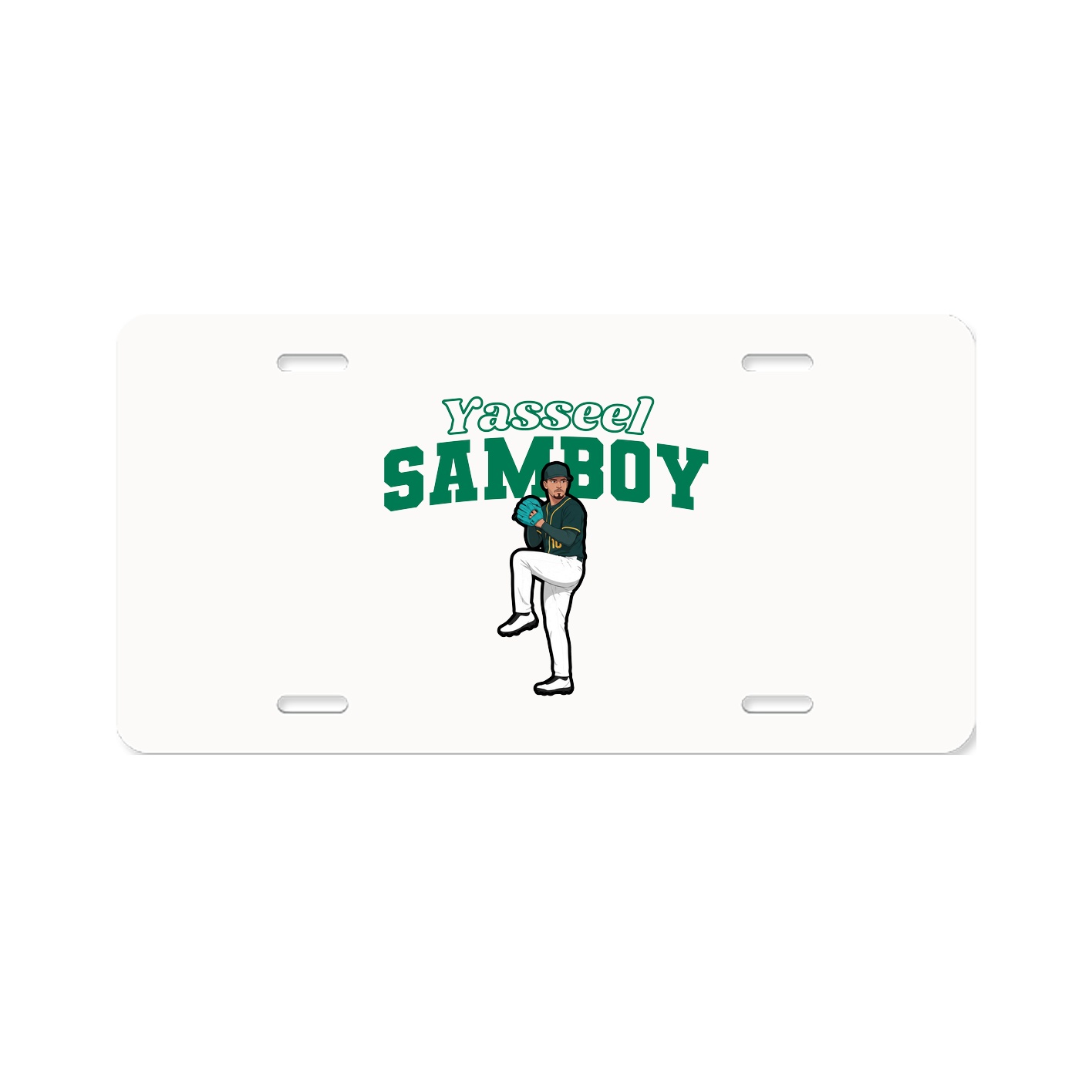 License Plate — Name Arch in Classic