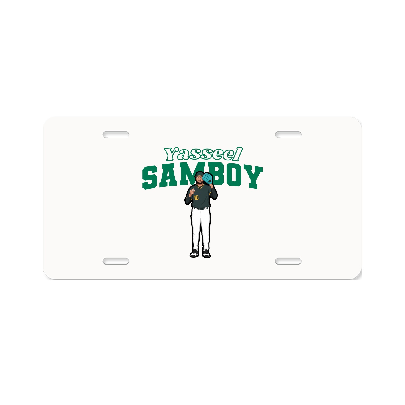 License Plate — Name Arch in Classic
