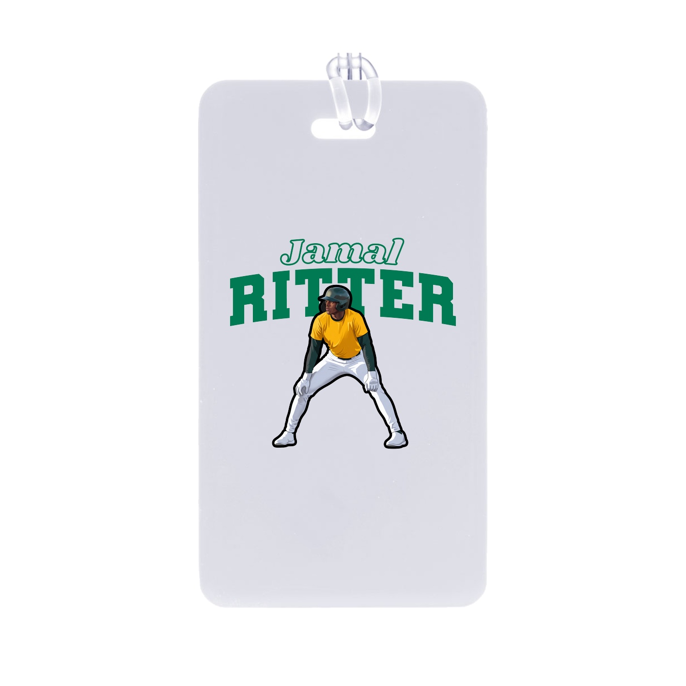 Bag Tag — Name Arch in Classic