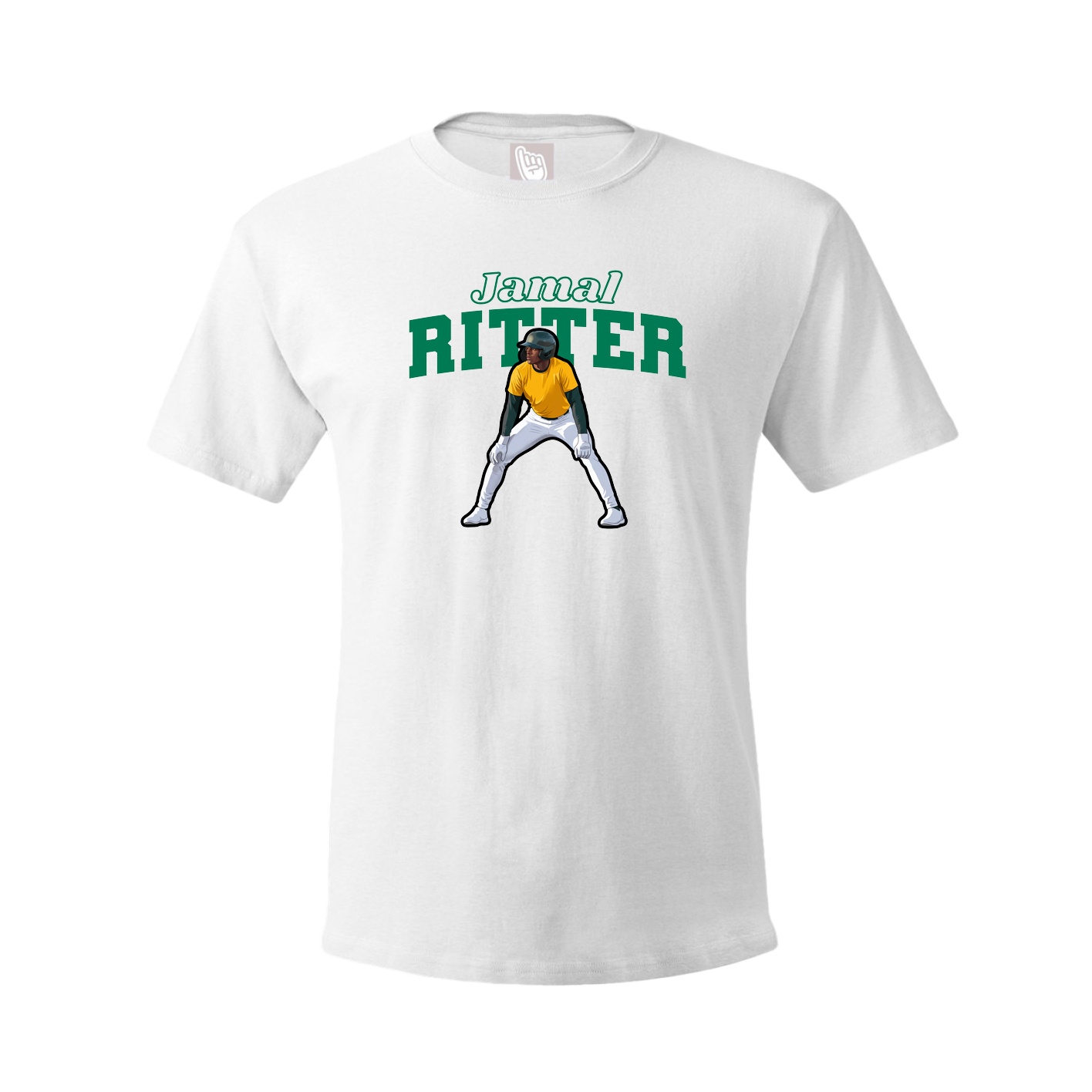 Tee — Name Arch in White