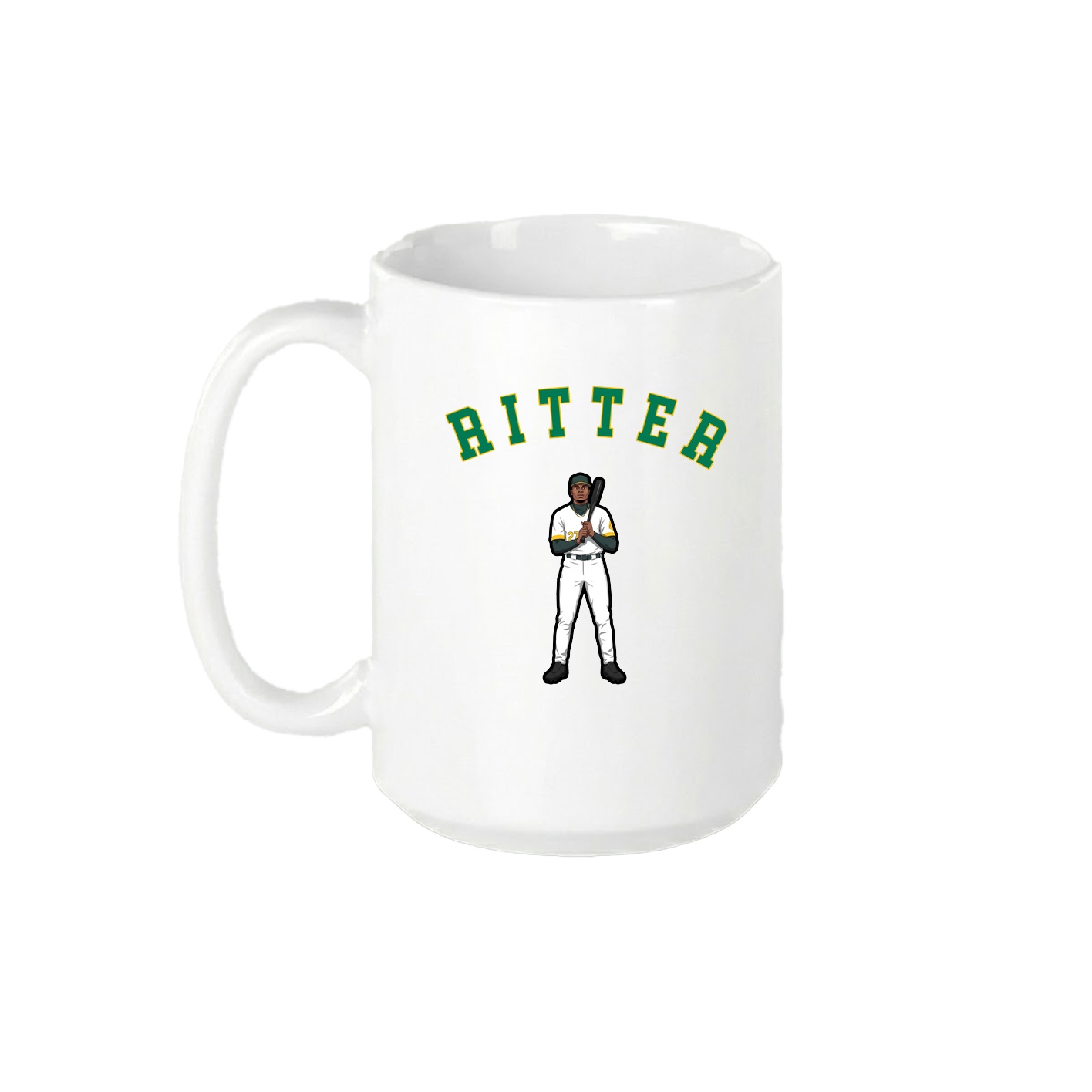15oz Coffee Mug — Shirsey Arch in White