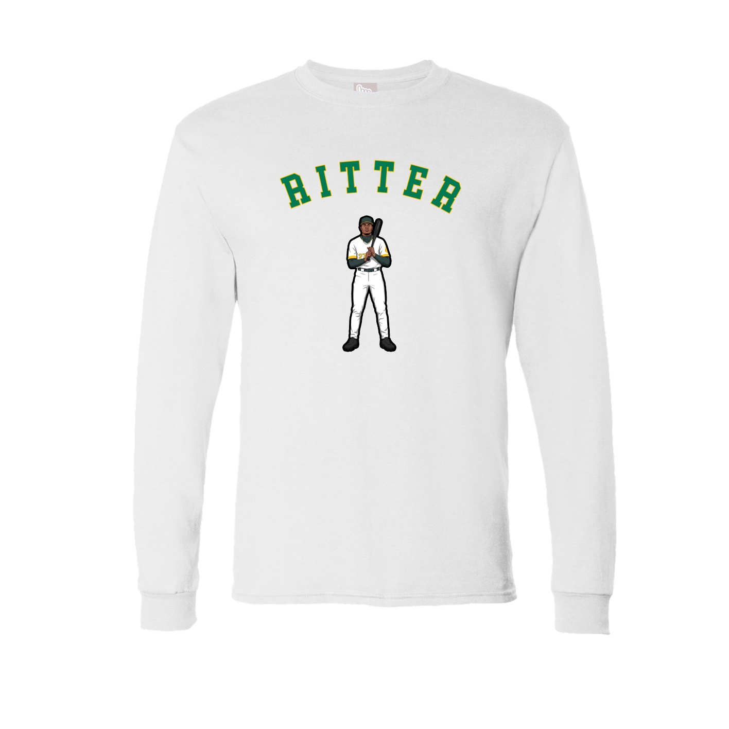 Long Sleeve Tee — Shirsey Arch in White