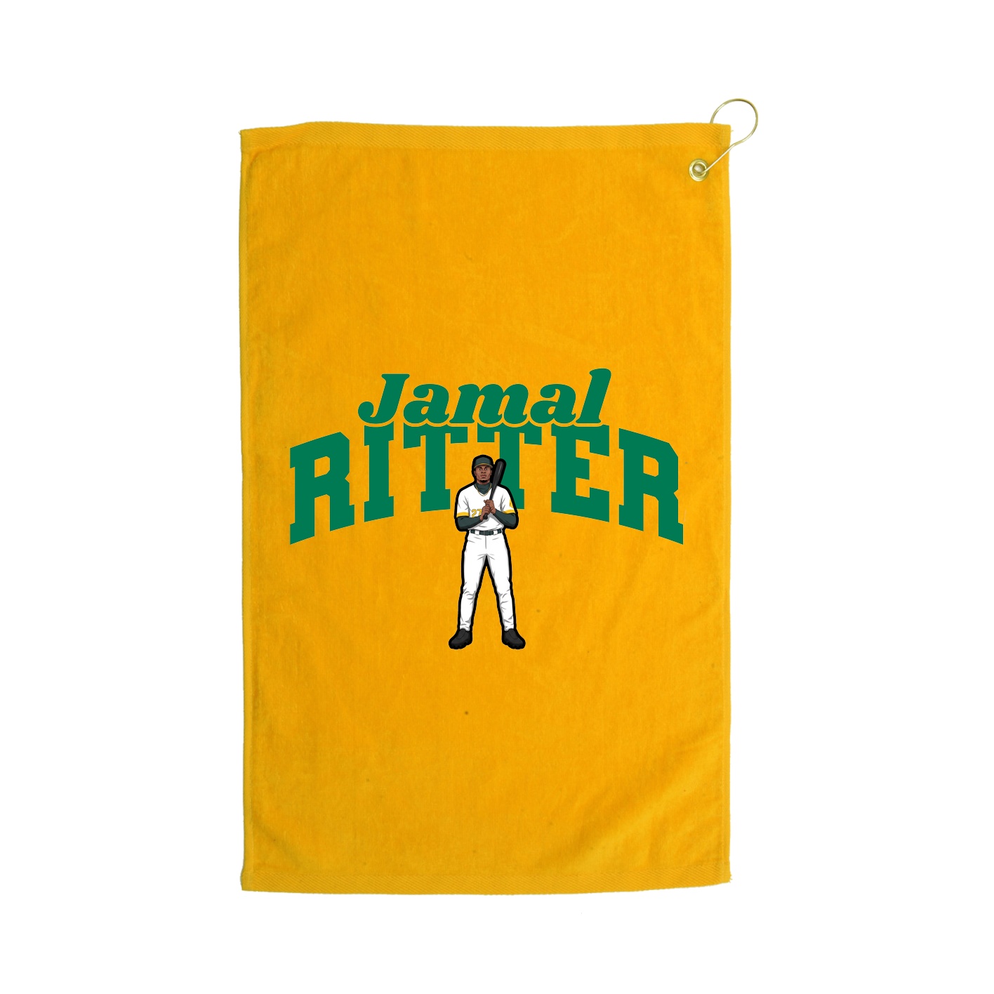 Golf Towel — Signature Arch in Gold
