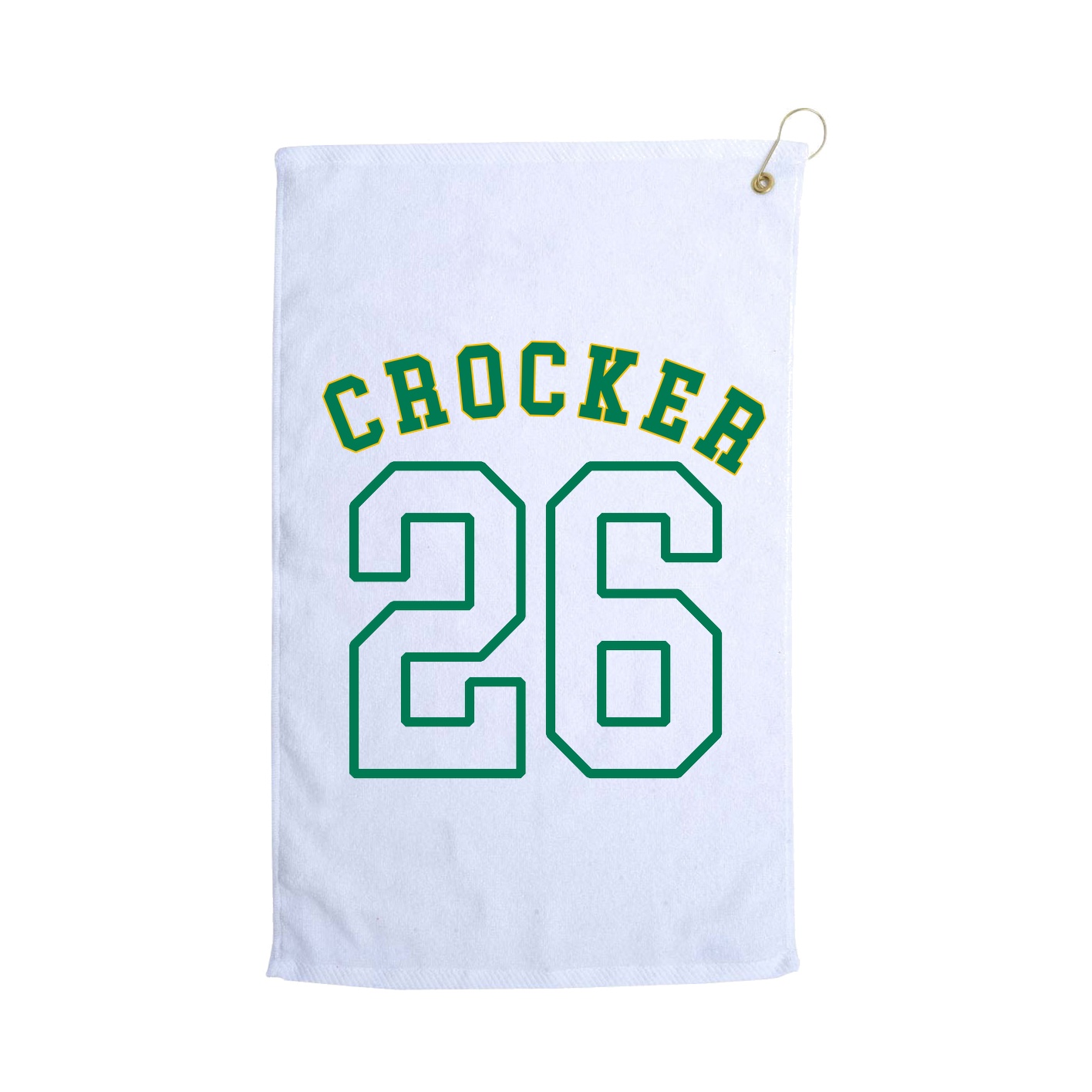 Golf Towel — Shirsey Arch in White