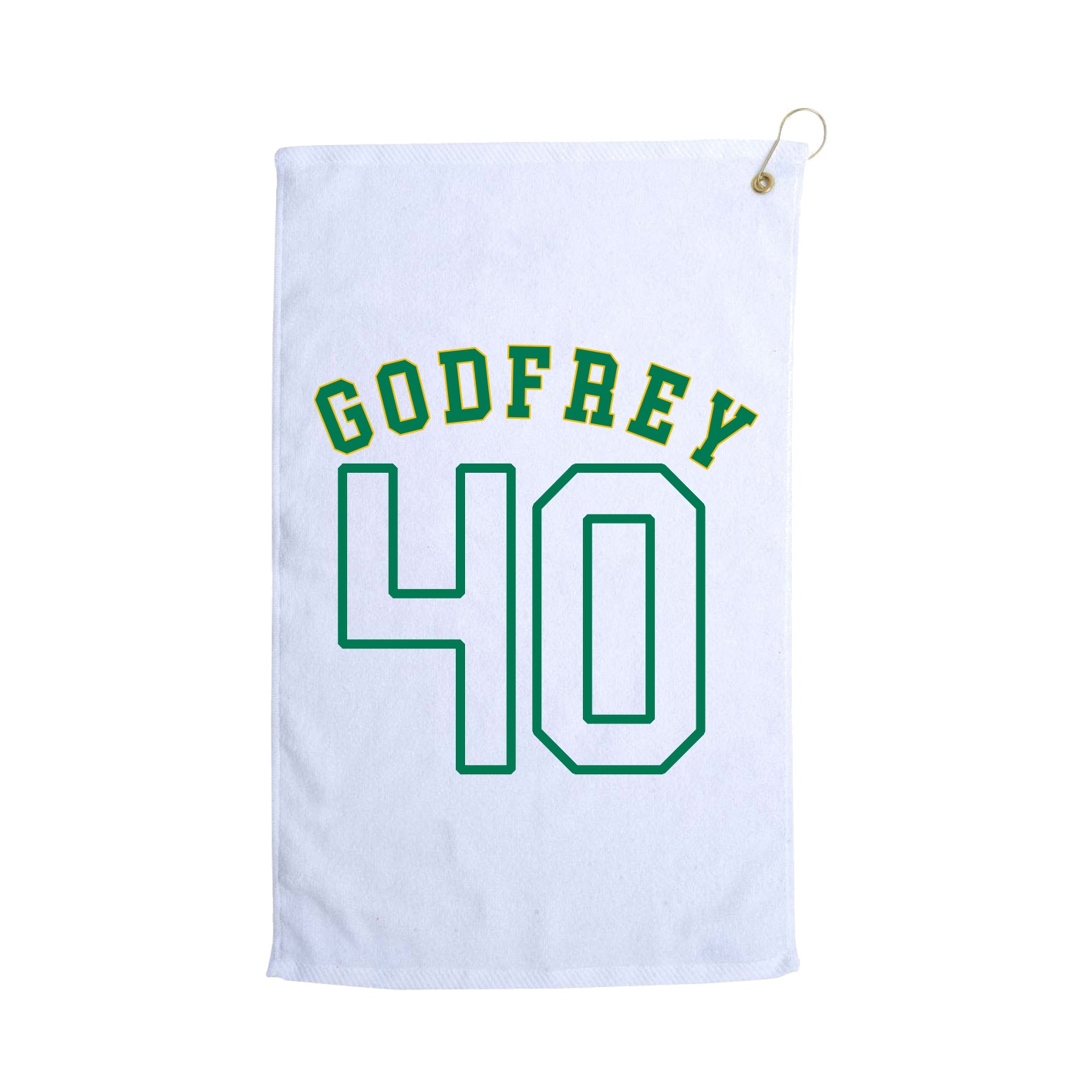 Golf Towel — Shirsey Arch in White