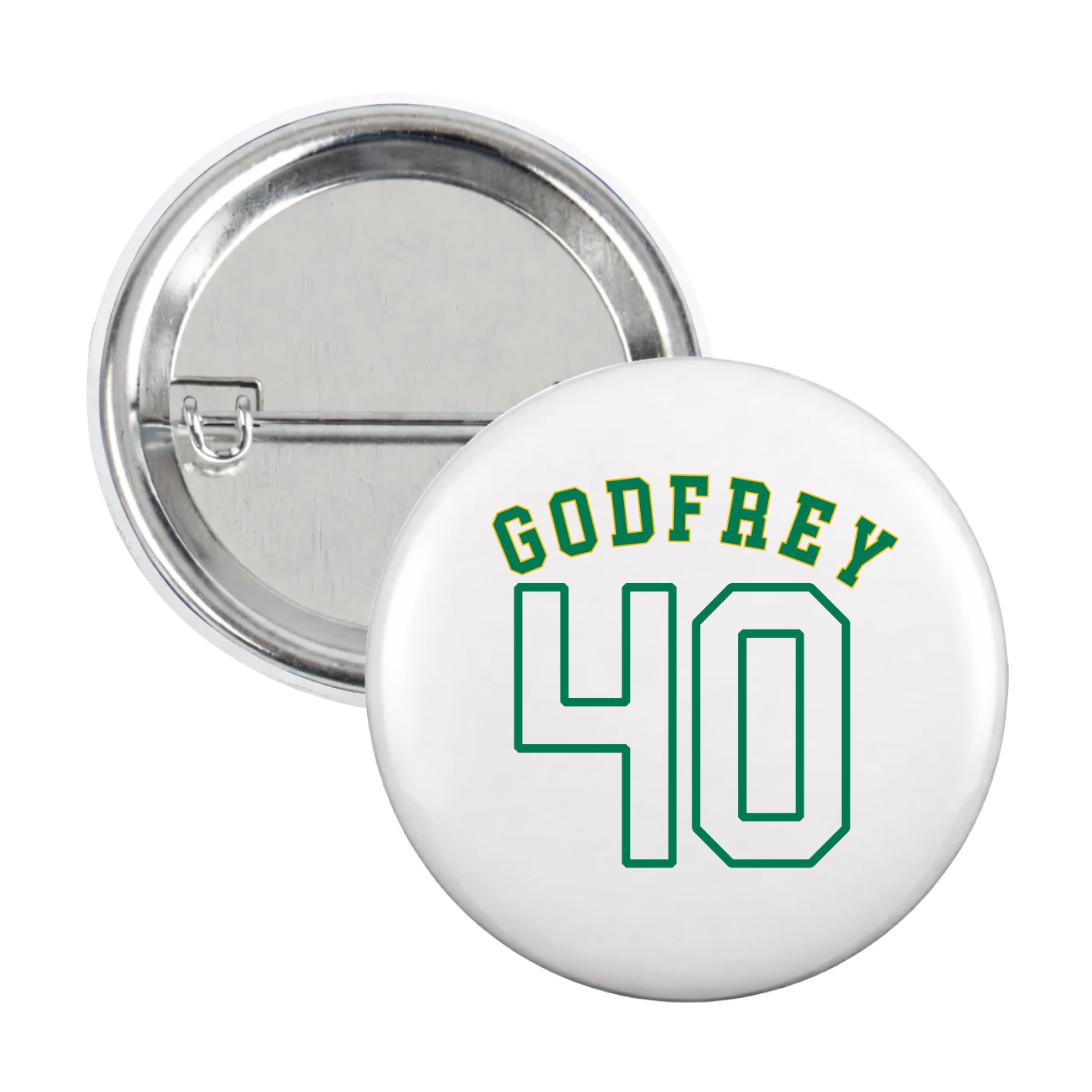 Game Day Button — Shirsey Arch in White