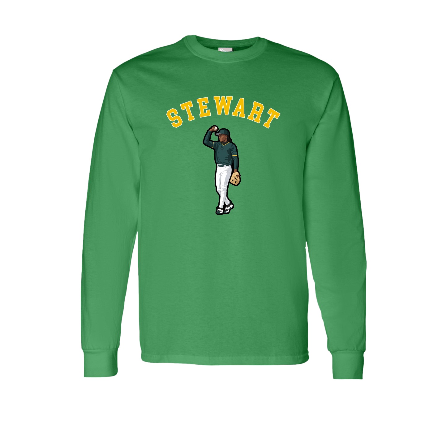 Long Sleeve Tee — Shirsey Arch in Green