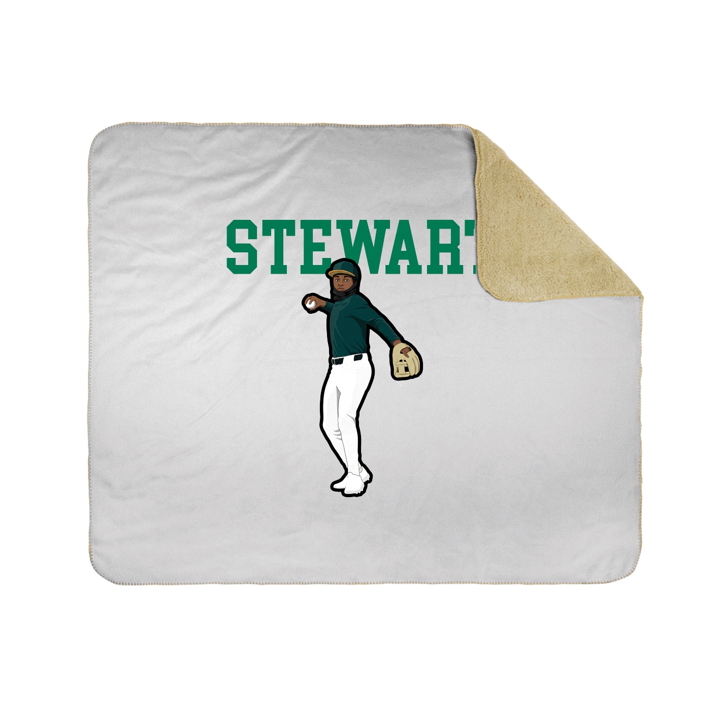 Throw Blanket — Shirsey in White