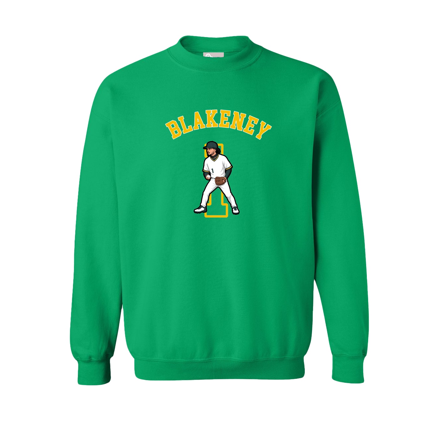 Fleece Crew — Shirsey Arch in Green