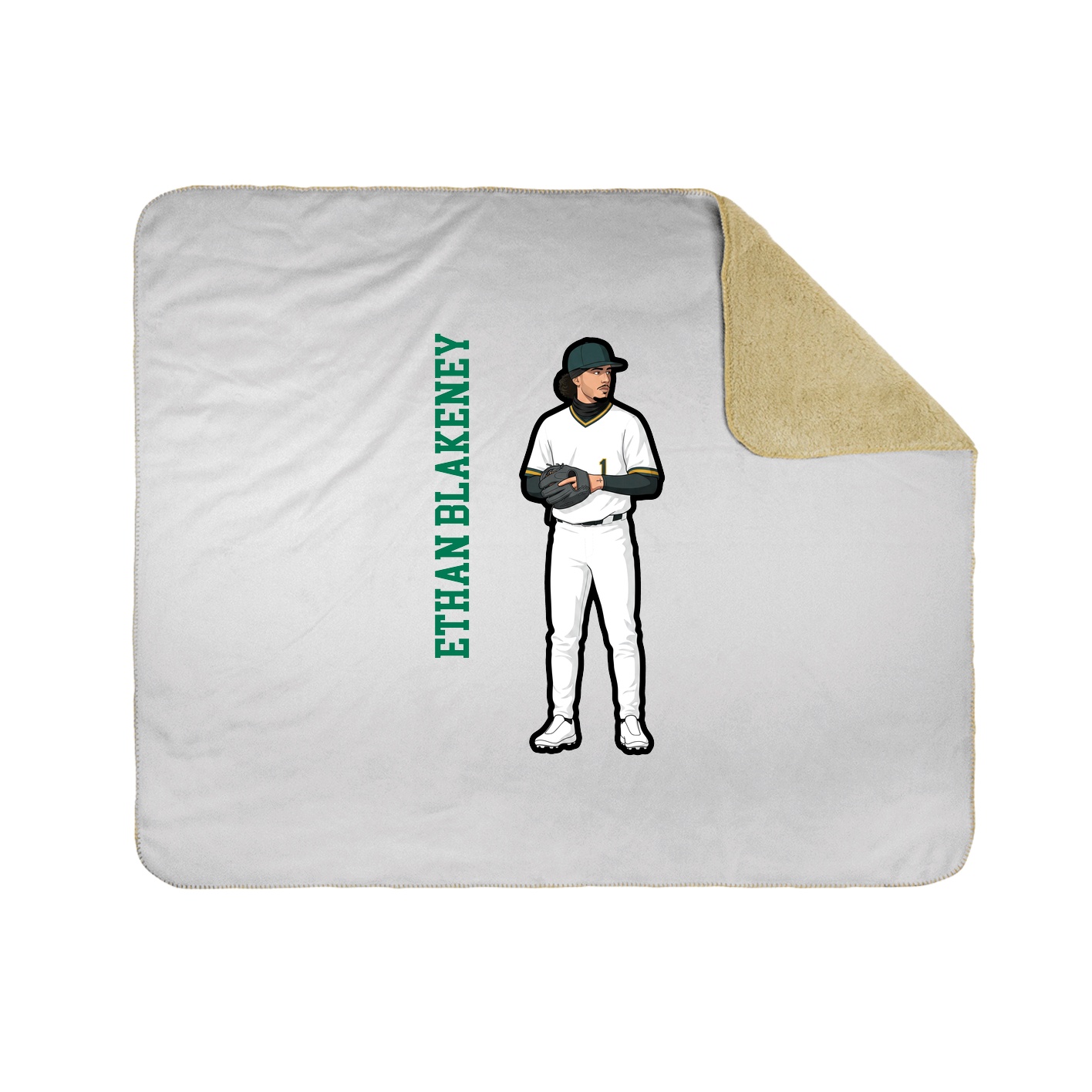50x60 Sherpa Lined Throw Blanket