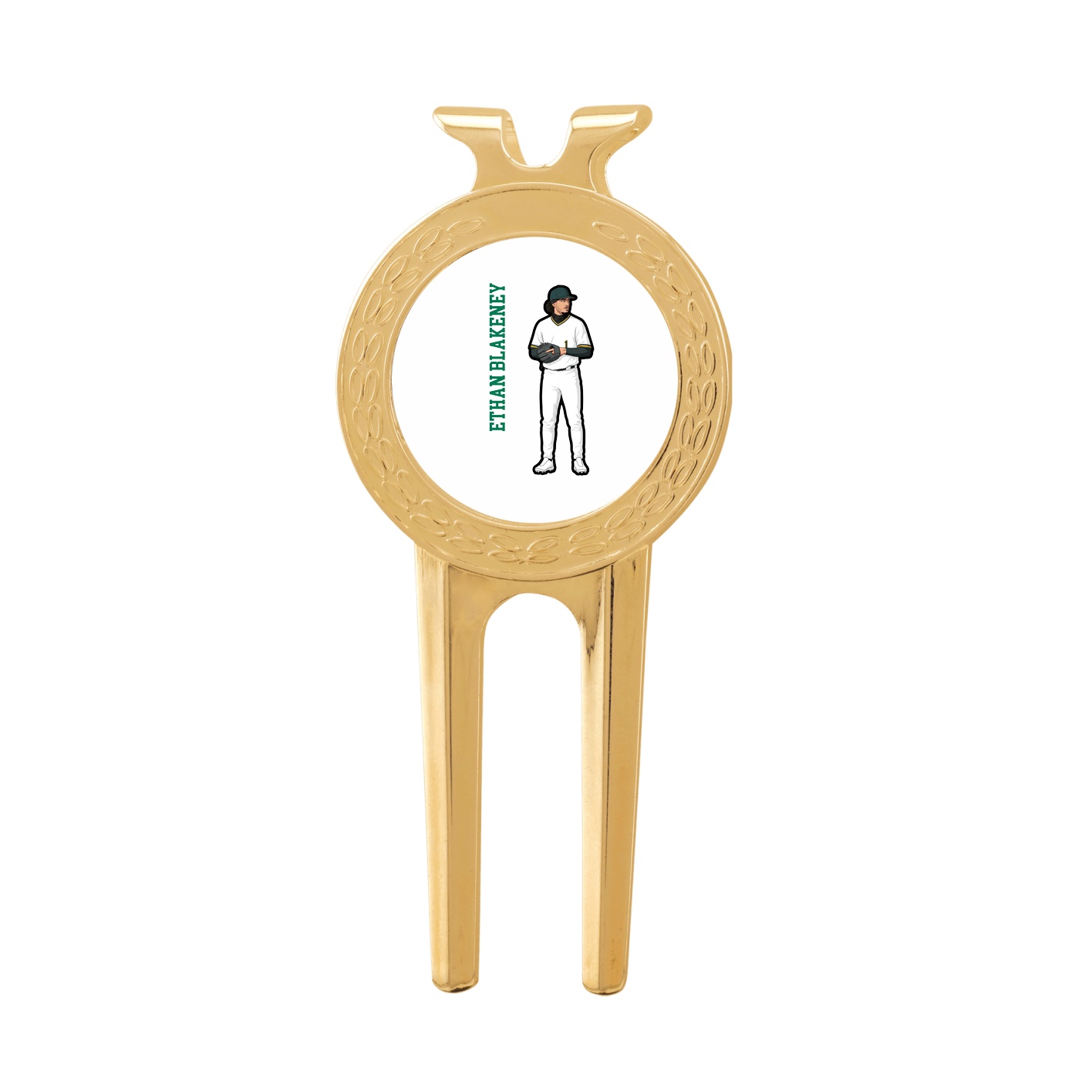 Divot Tool with Ball Marker — Name Vertical in Classic