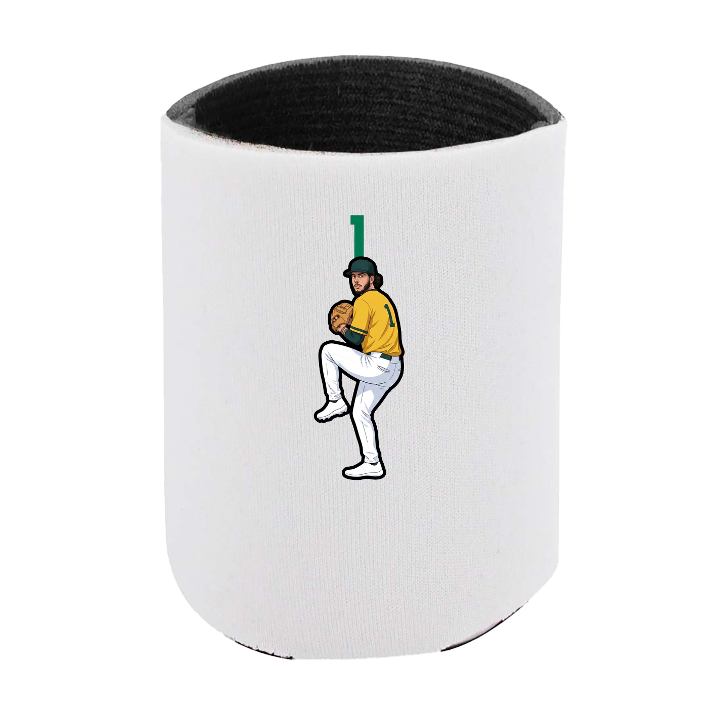 Can Holder — Number Top in White