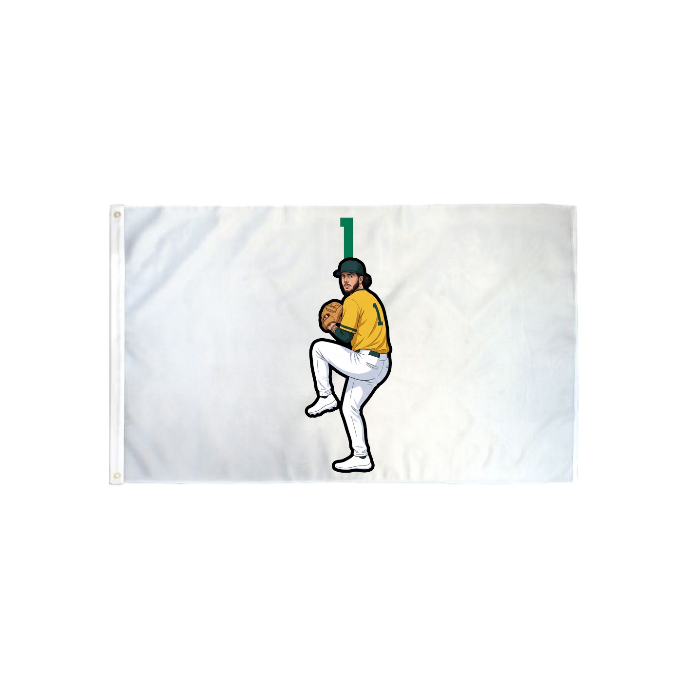 3x5 Flag — Number Top in Classic