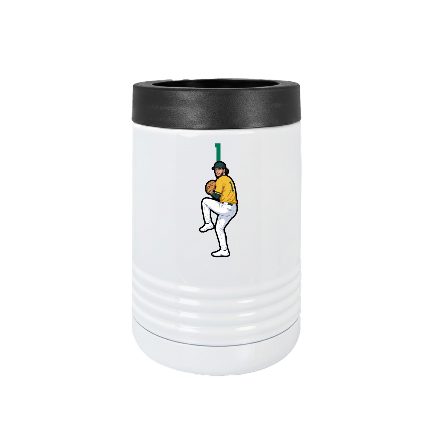 Beverage Holder — Number Top in White