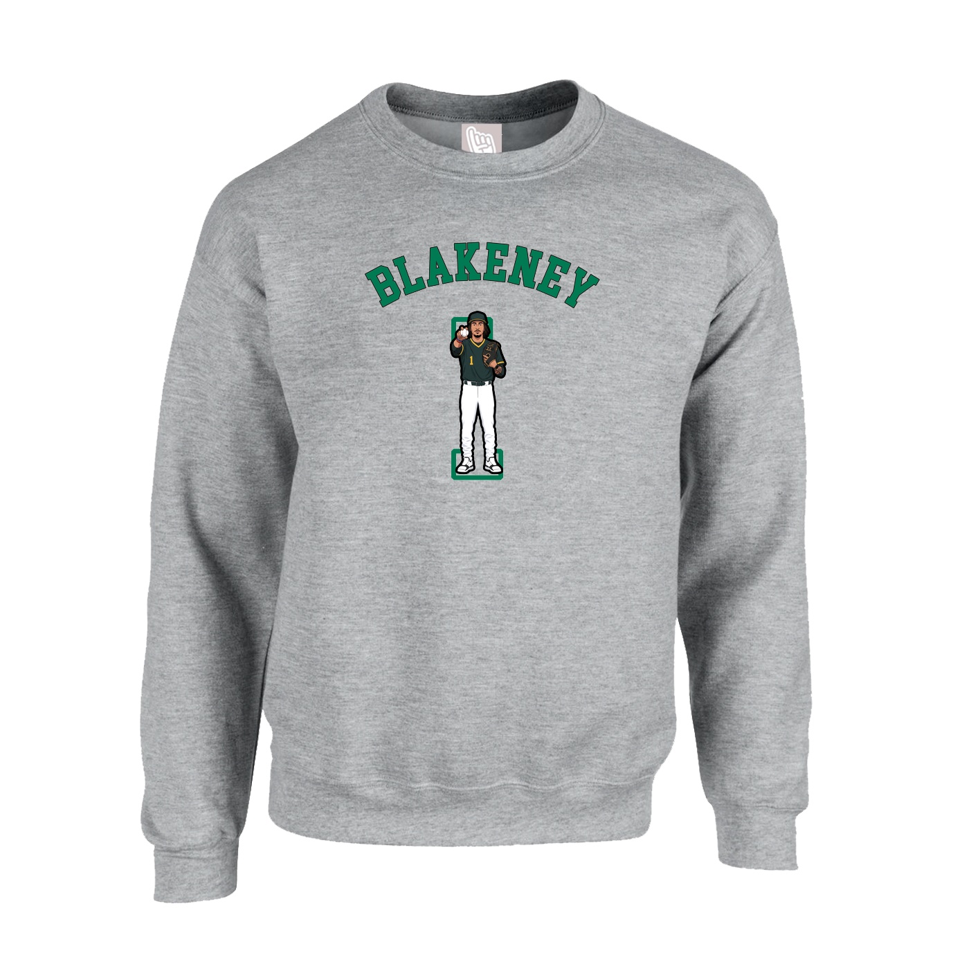 Fleece Crew — Shirsey Arch in Grey