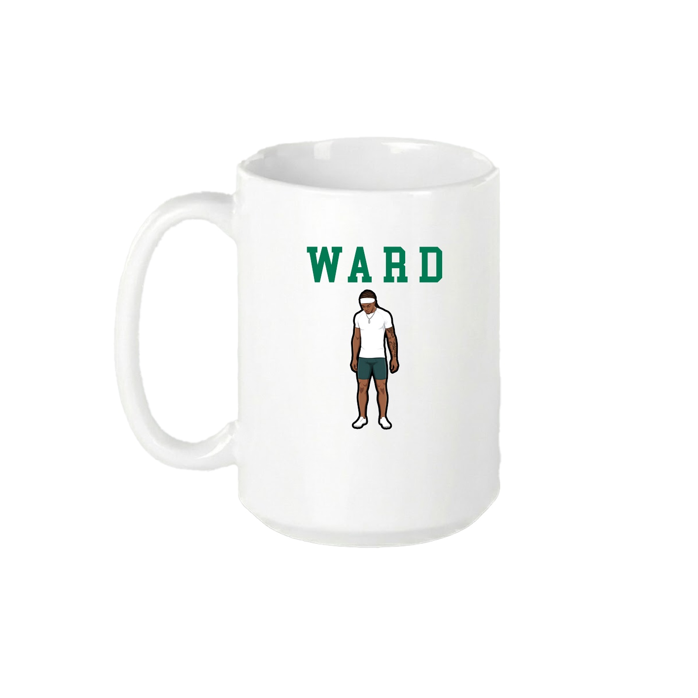 15oz Coffee Mug — Shirsey in White