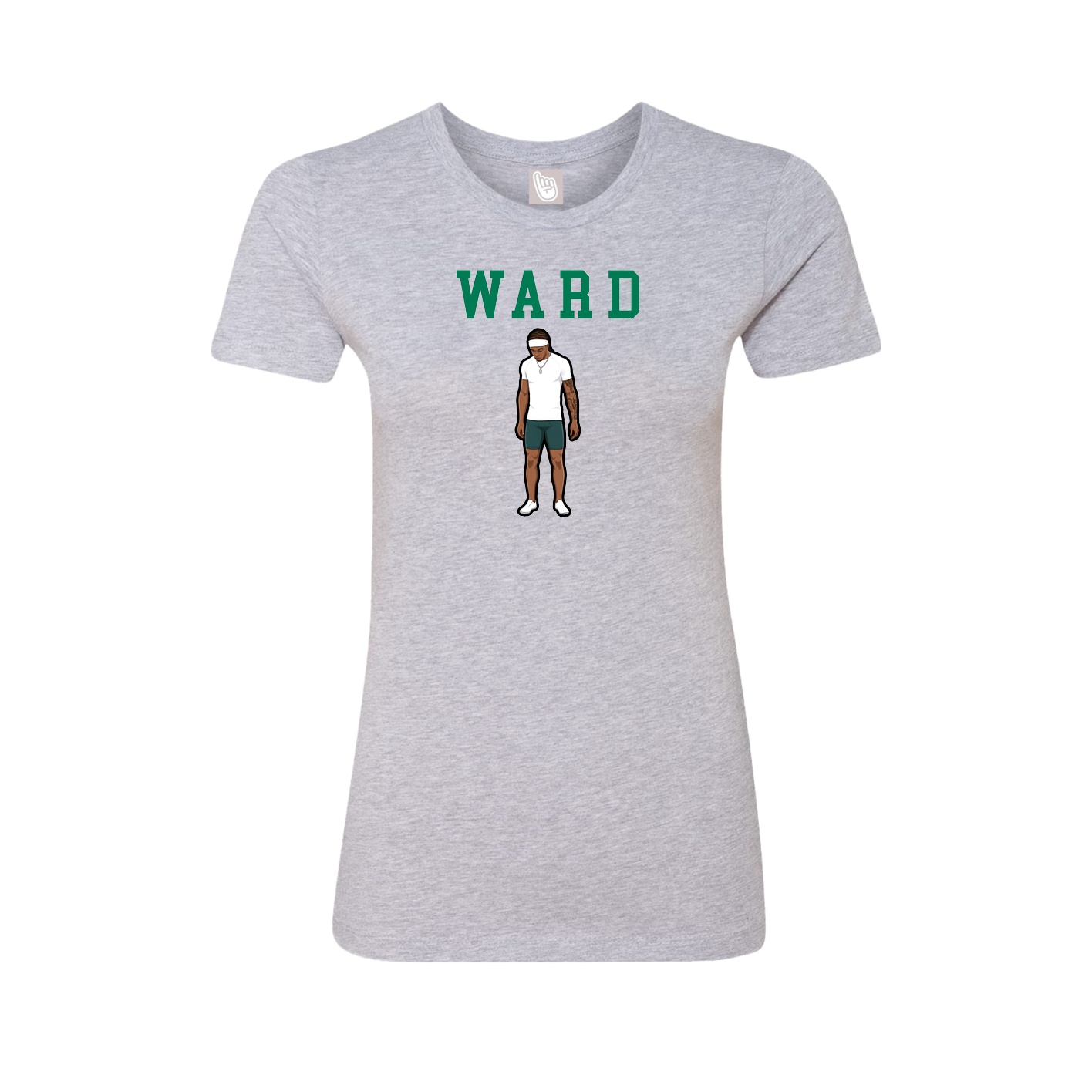 Fitted Women's Tee — Shirsey in Grey